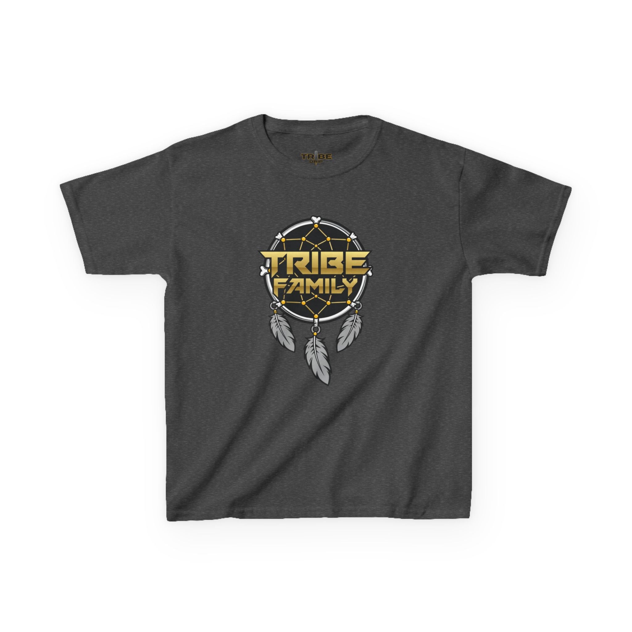 Kids Tee — "Tribe Family" Dreamcatcher Graphic