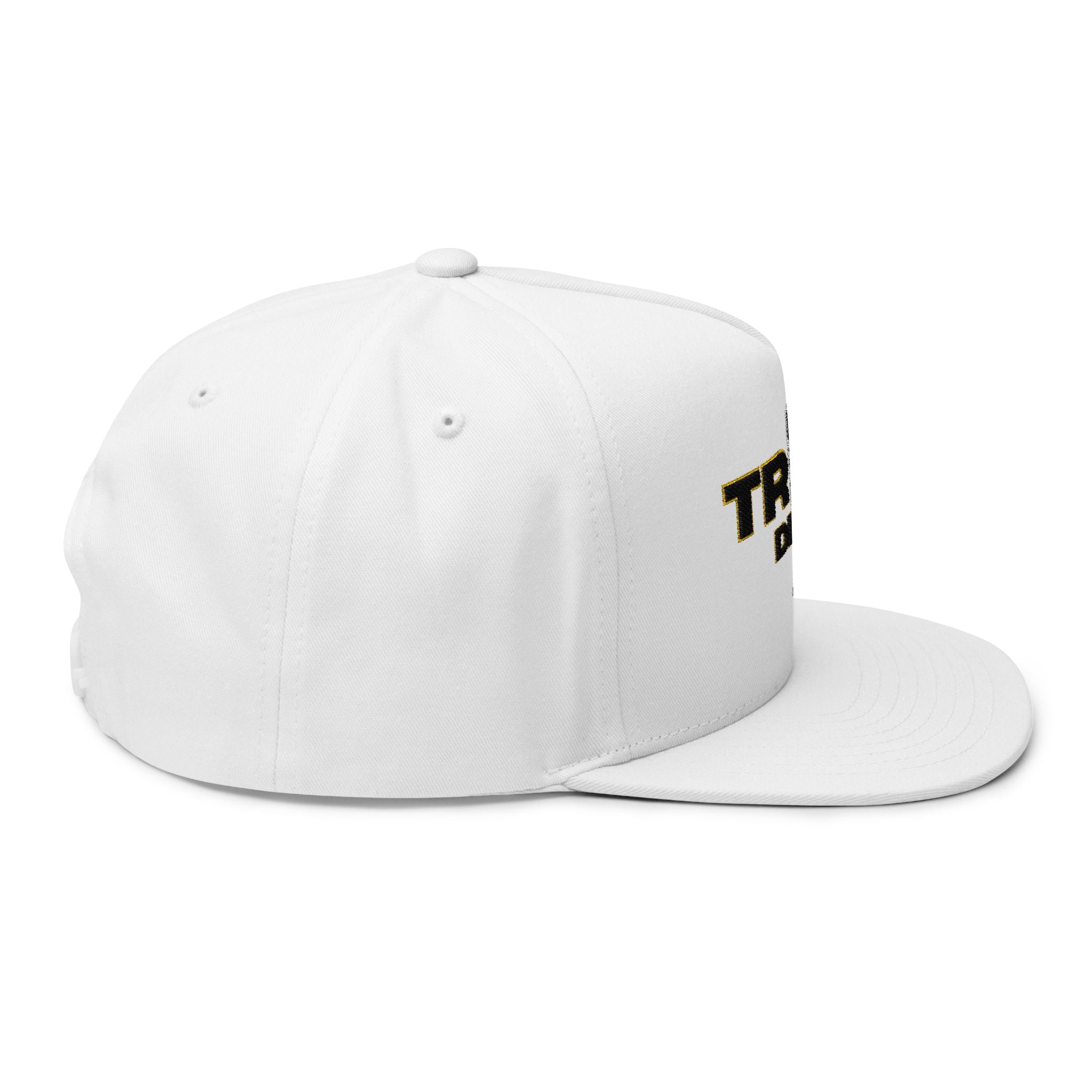 Flat Bill Cap — "TRIBE DRIP" Embroidered Snapback Hat