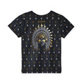 Black Kids Jersey — Arrow Pattern with Native Chief Graphic