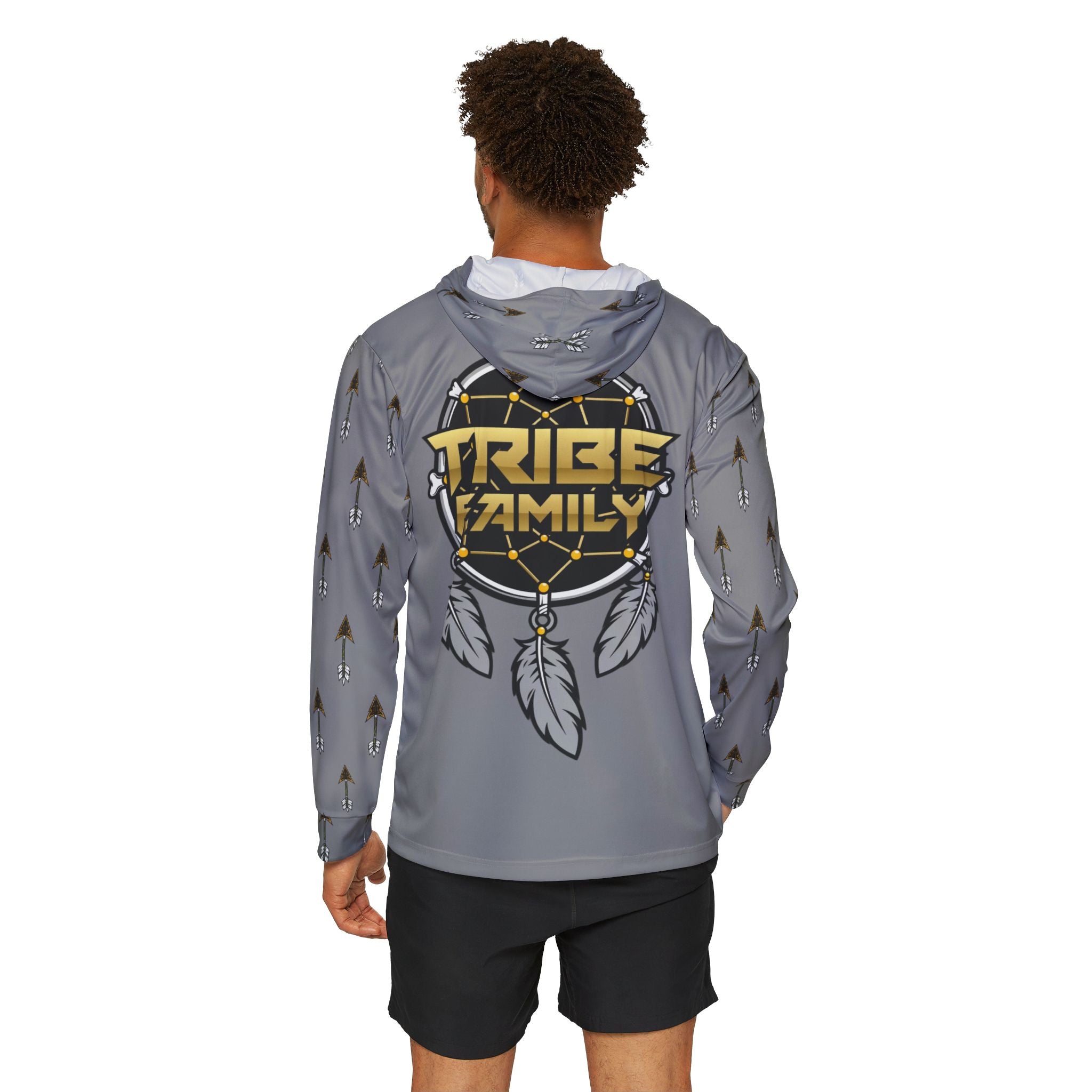 Grey Tribe Family Dreamcatcher Hoodie – Men's Athletic Warmup Pullover