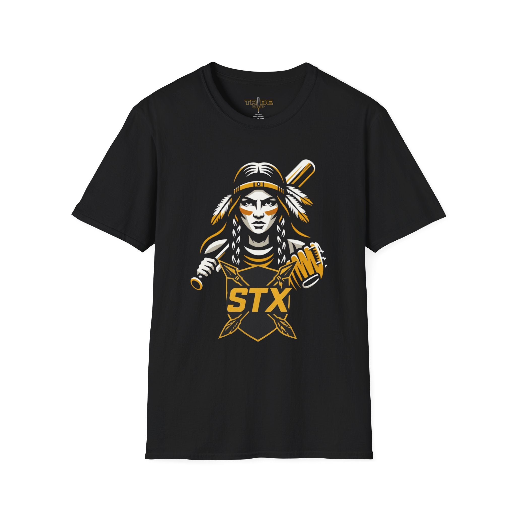 Baseball Warrior T-Shirt — Native-Inspired Batter Graphic