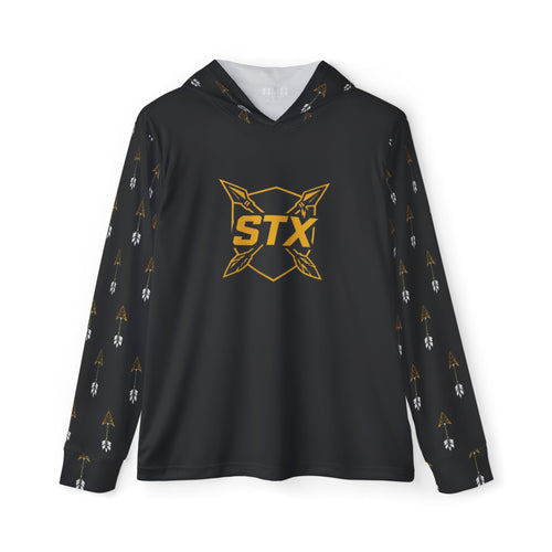 Black 'STX' & 'Maidens' Arrow Back Athletic Pullover