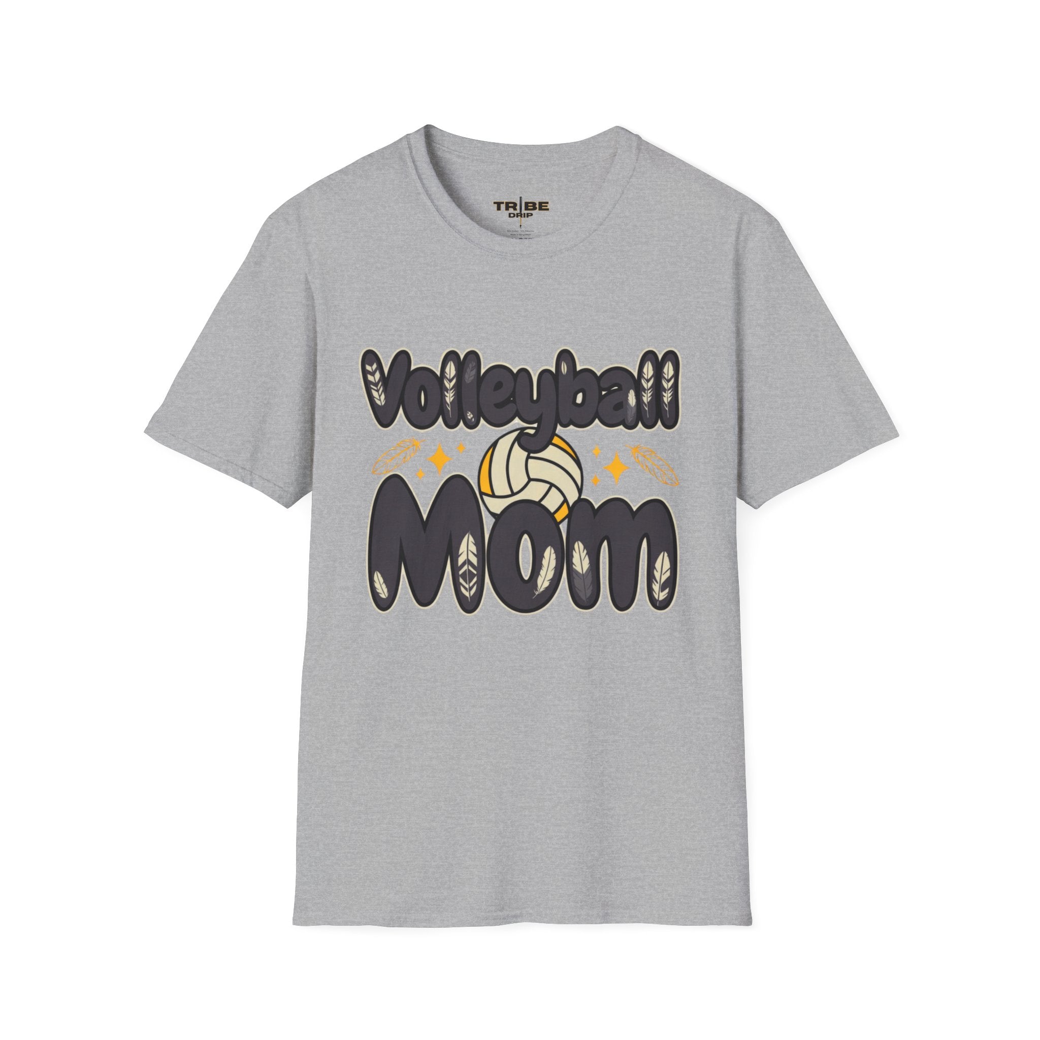 Volleyball Mom T-Shirt - Cute Volleyball Graphic Tee for Proud Moms