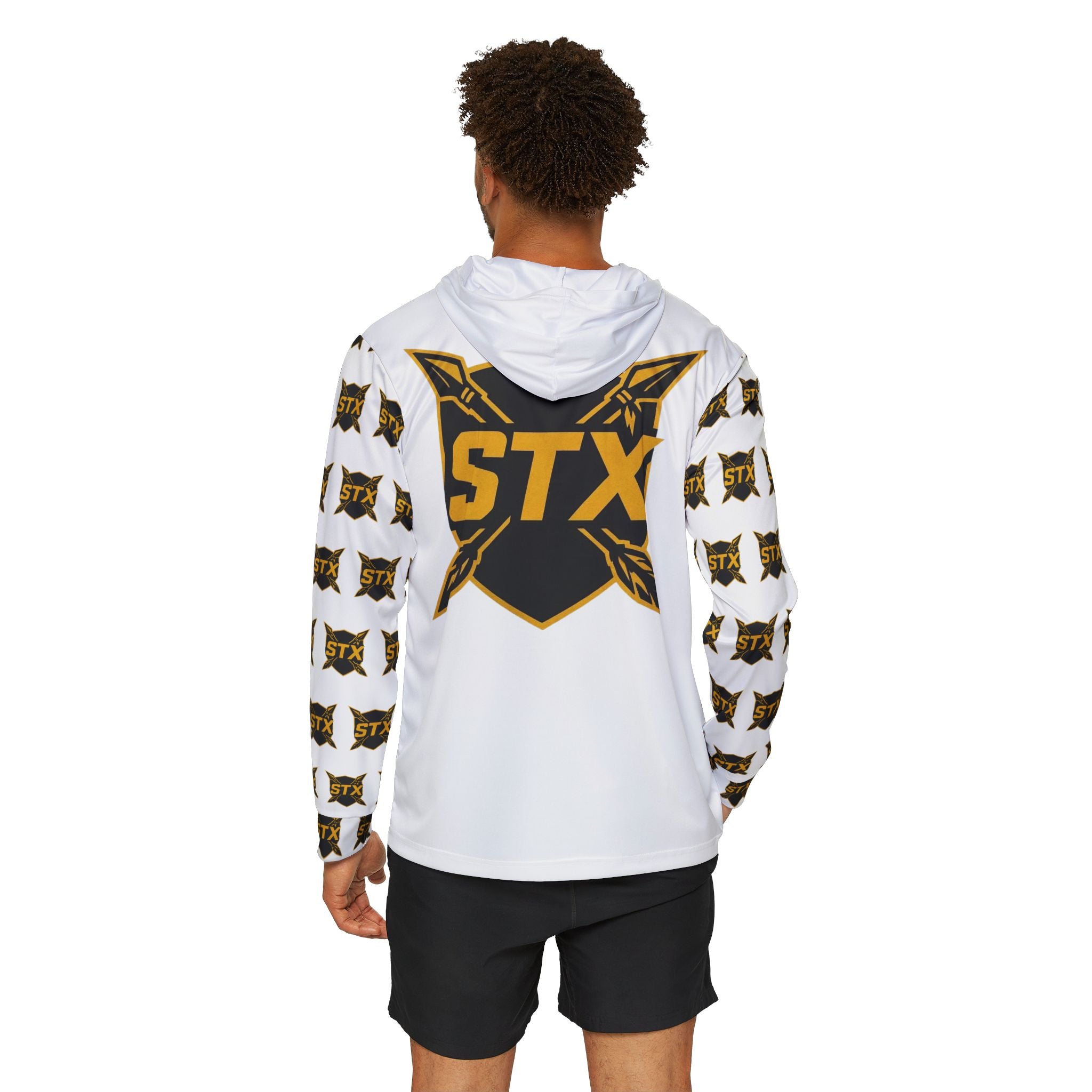 STX Tribal Logo Hoodie — Men's Sports Warmup Performance Hoodie