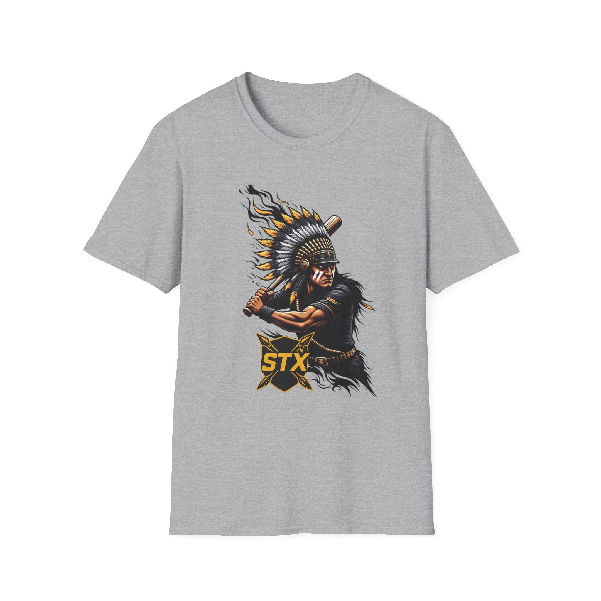 T-Shirt - Warrior Chief Graphic Tee with STX Emblem