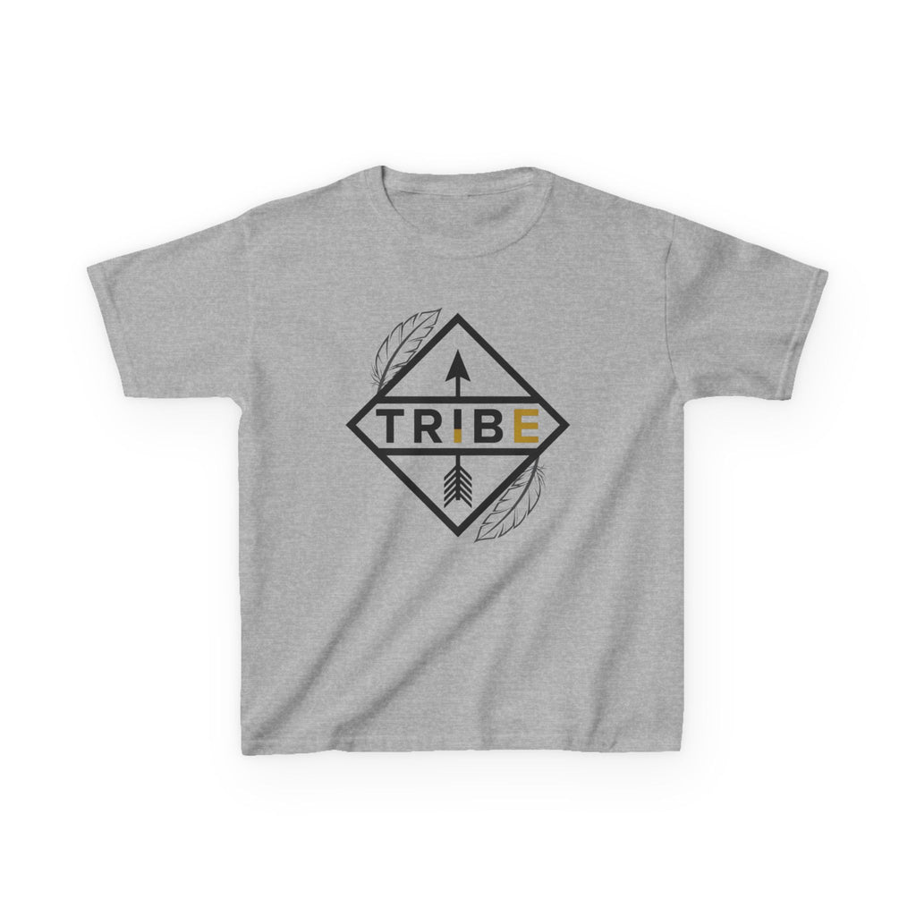 Kids 'Tribe' Arrow Tee — Tribal Feather Graphic T‑Shirt for Children