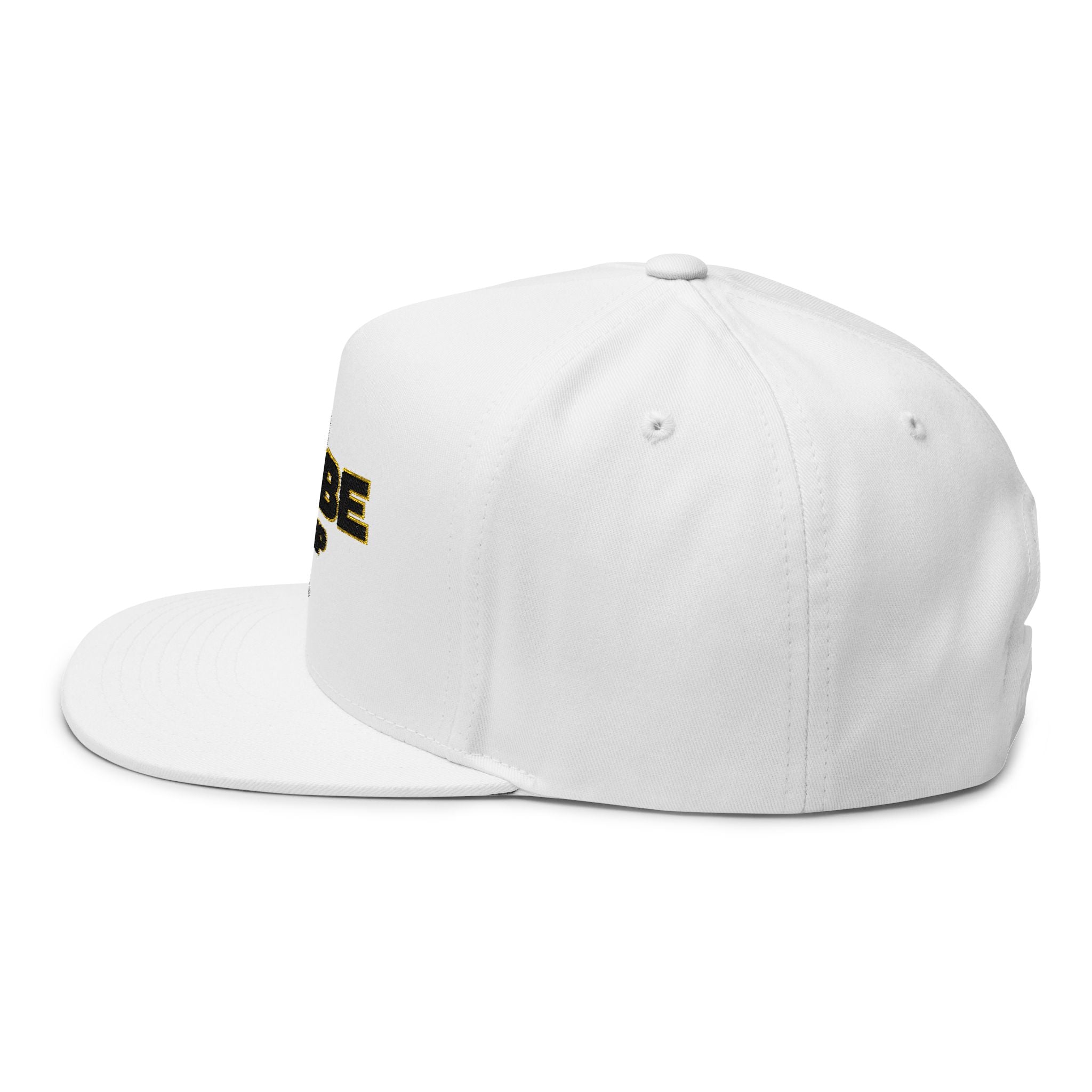 Flat Bill Cap — "TRIBE DRIP" Embroidered Snapback Hat