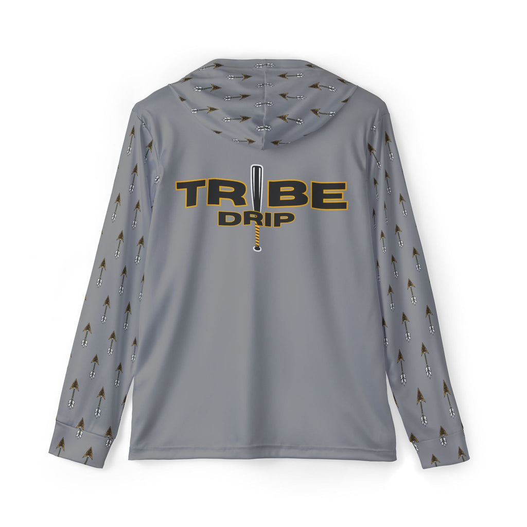 Grey Tribe Drip Athletic Hoodie — Men’s Sports Warmup Pullover