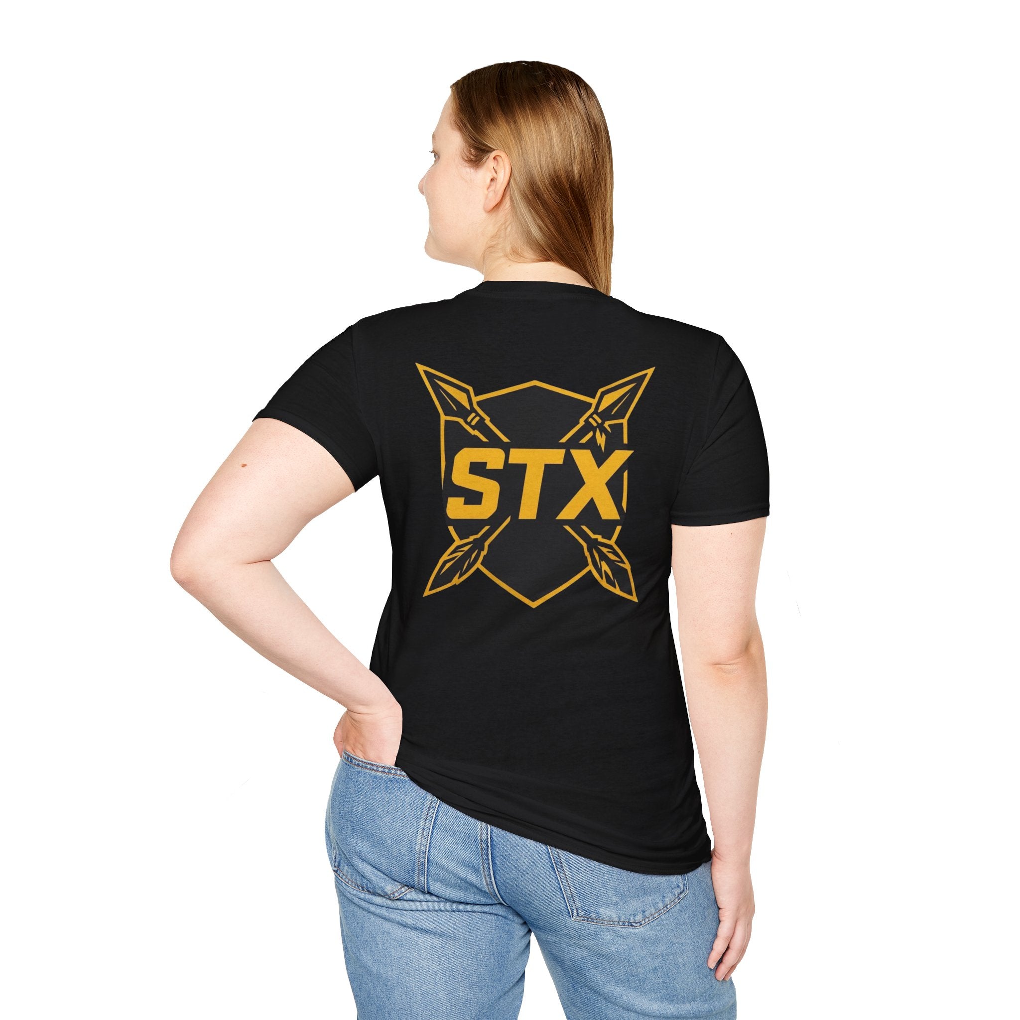 STX Shield T-Shirt — Lacrosse Spear Logo Athletic Tee