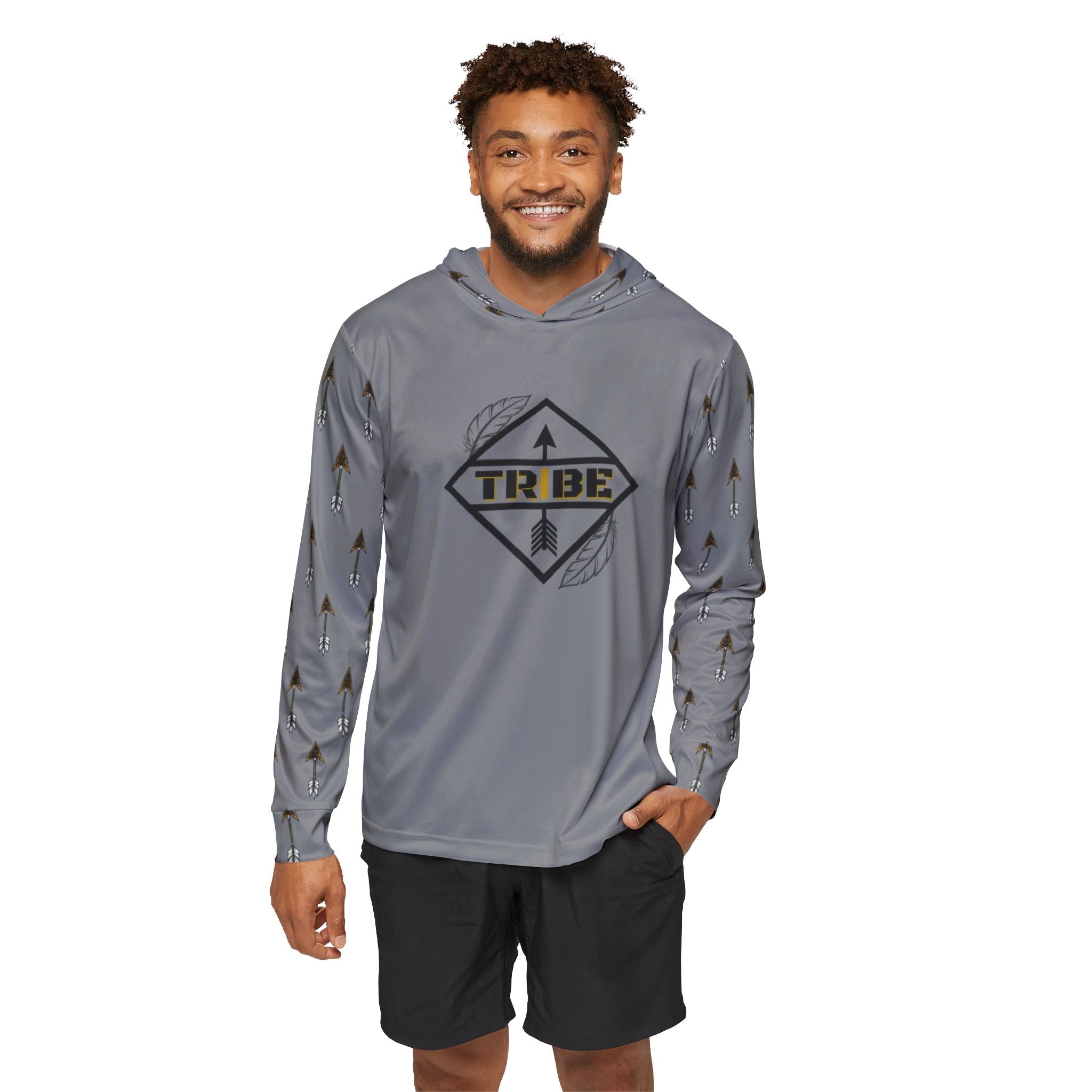 Grey Tribe Arrow Sports Warmup Hoodie