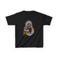 Kids Basketball Tee — Native Warrior Hoop Graphic (STX)