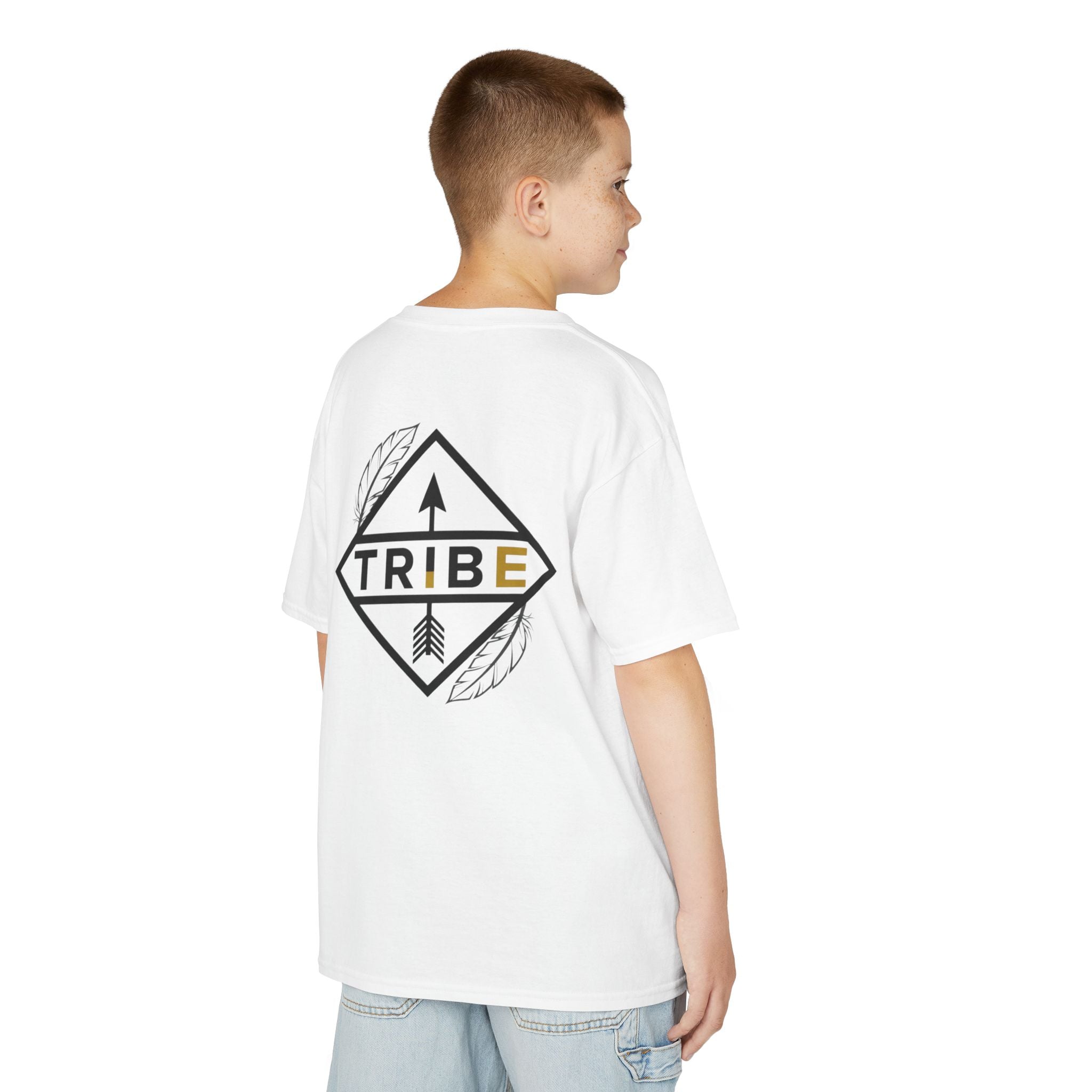 Kids Tee — 'Tribe' Arrow Logo Graphic T-Shirt