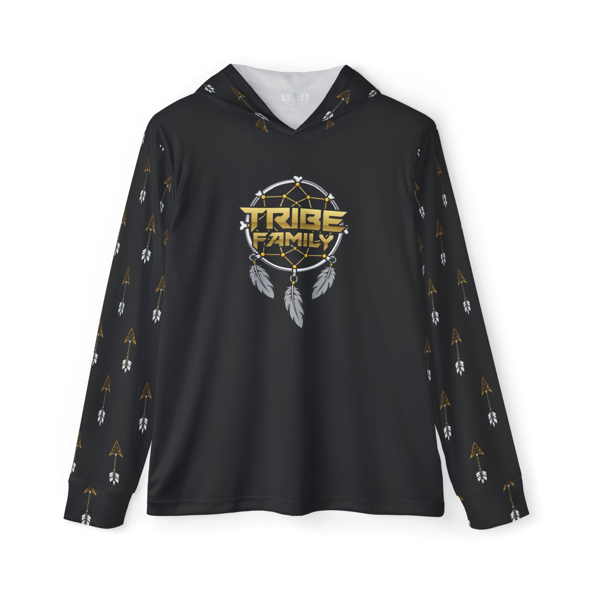 Black Tribe Family Dreamcatcher Hoodie – Men's Athletic Warmup Pullover