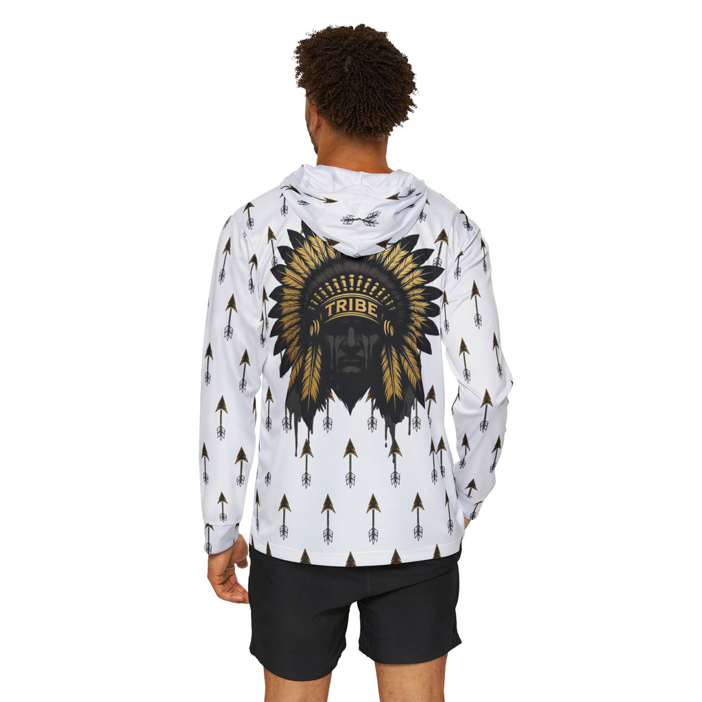 Hoodie — Tribal Headdress Arrow Pattern Sports Warmup Hoodie