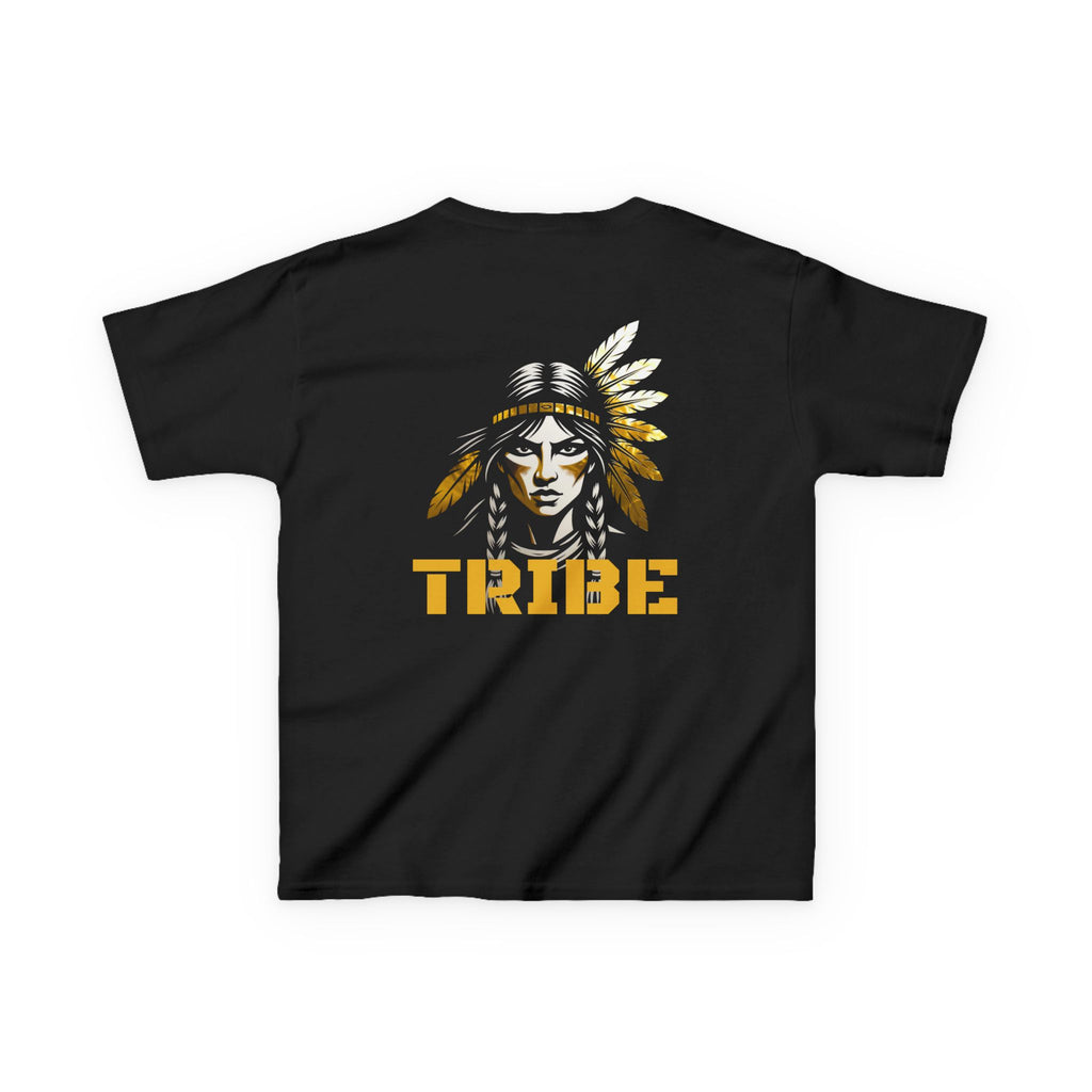 Kids T-Shirt — STX Native Chief Graphic Tee (Tribal Headdress)