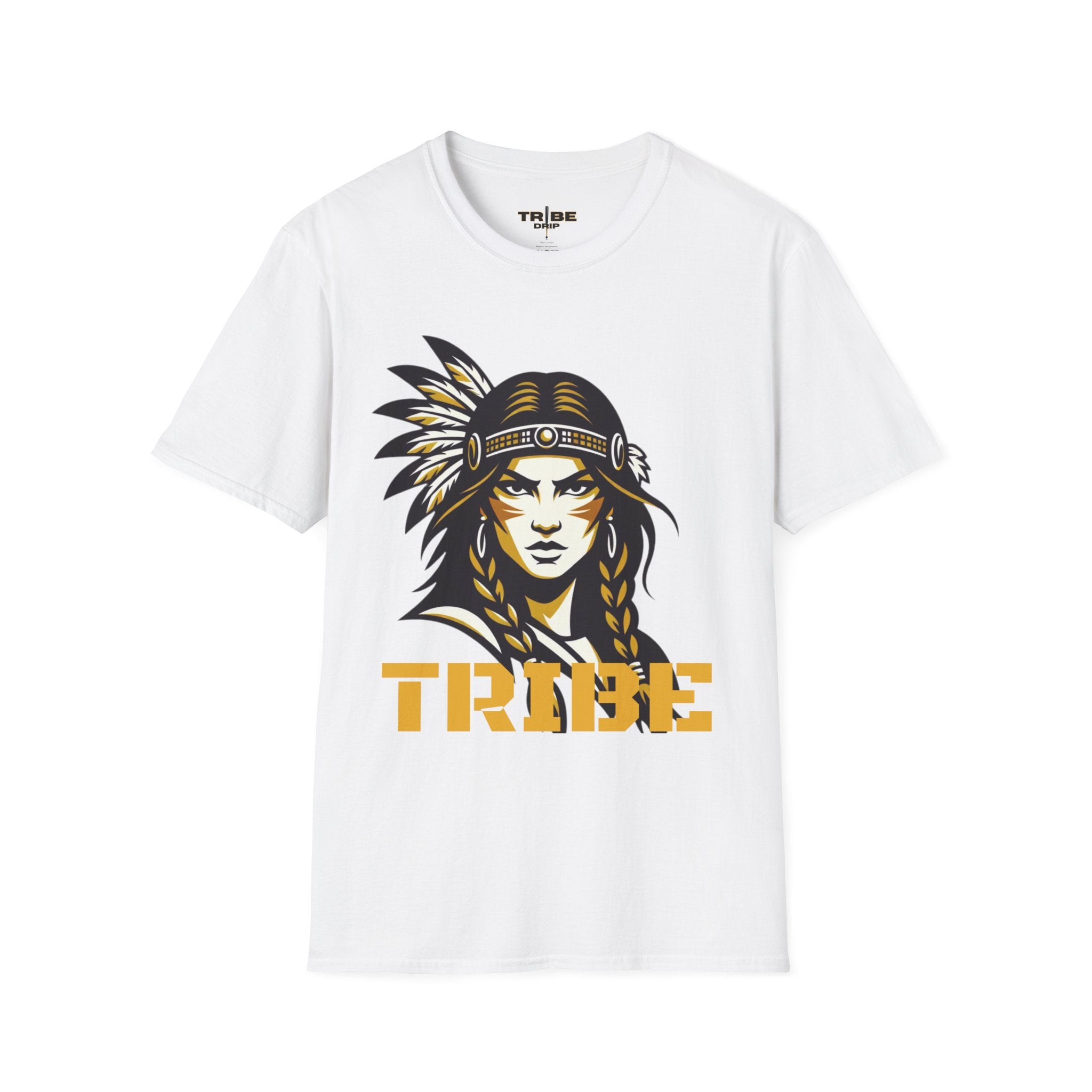 Tribe Warrior T-Shirt — Native Headdress Graphic Tee