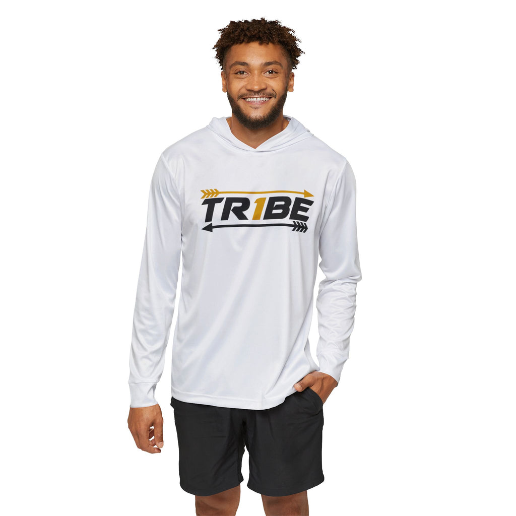 White Tr1be Sports Warmup Hoodie