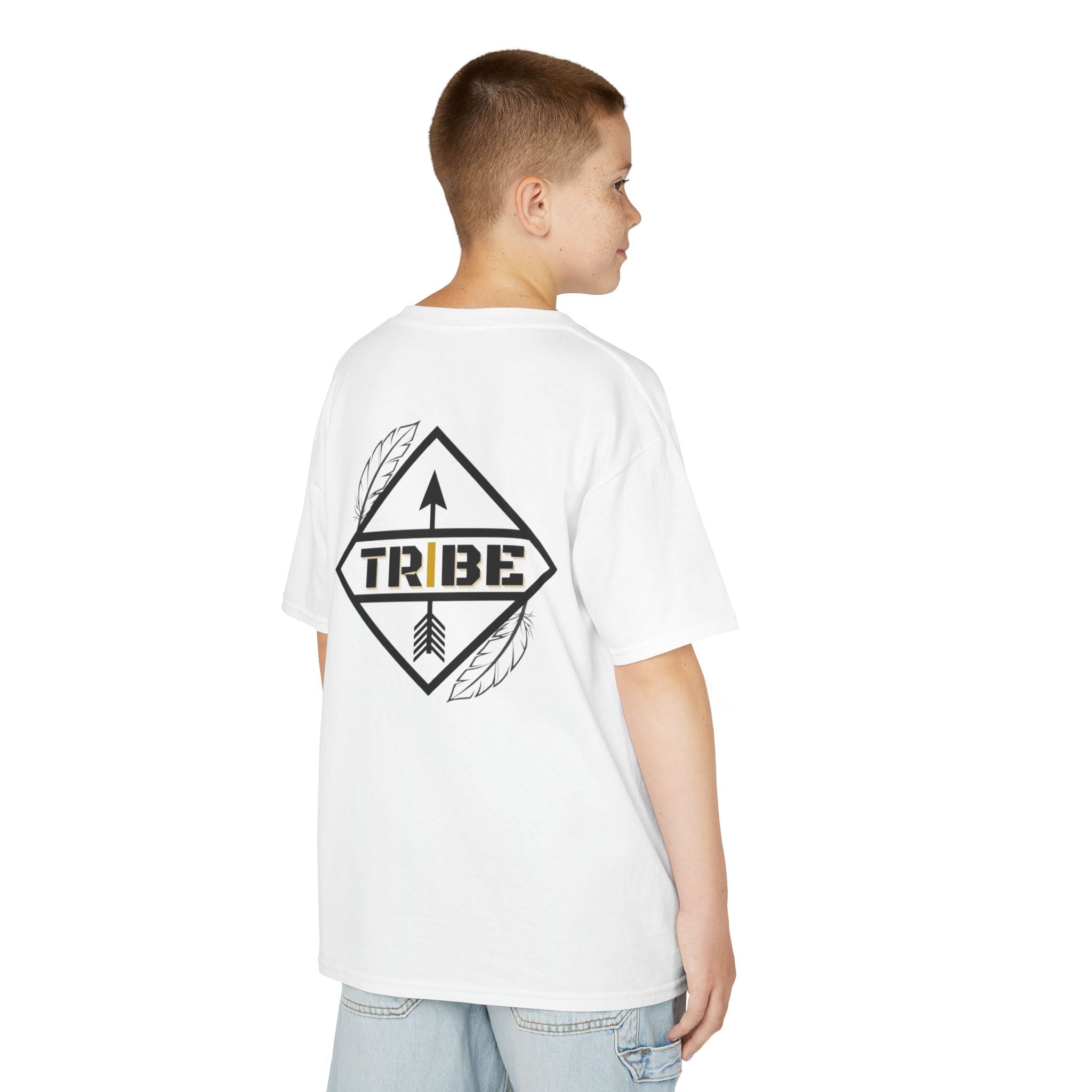 Kids Tee — 'Tribe' Arrow Logo Graphic T-Shirt