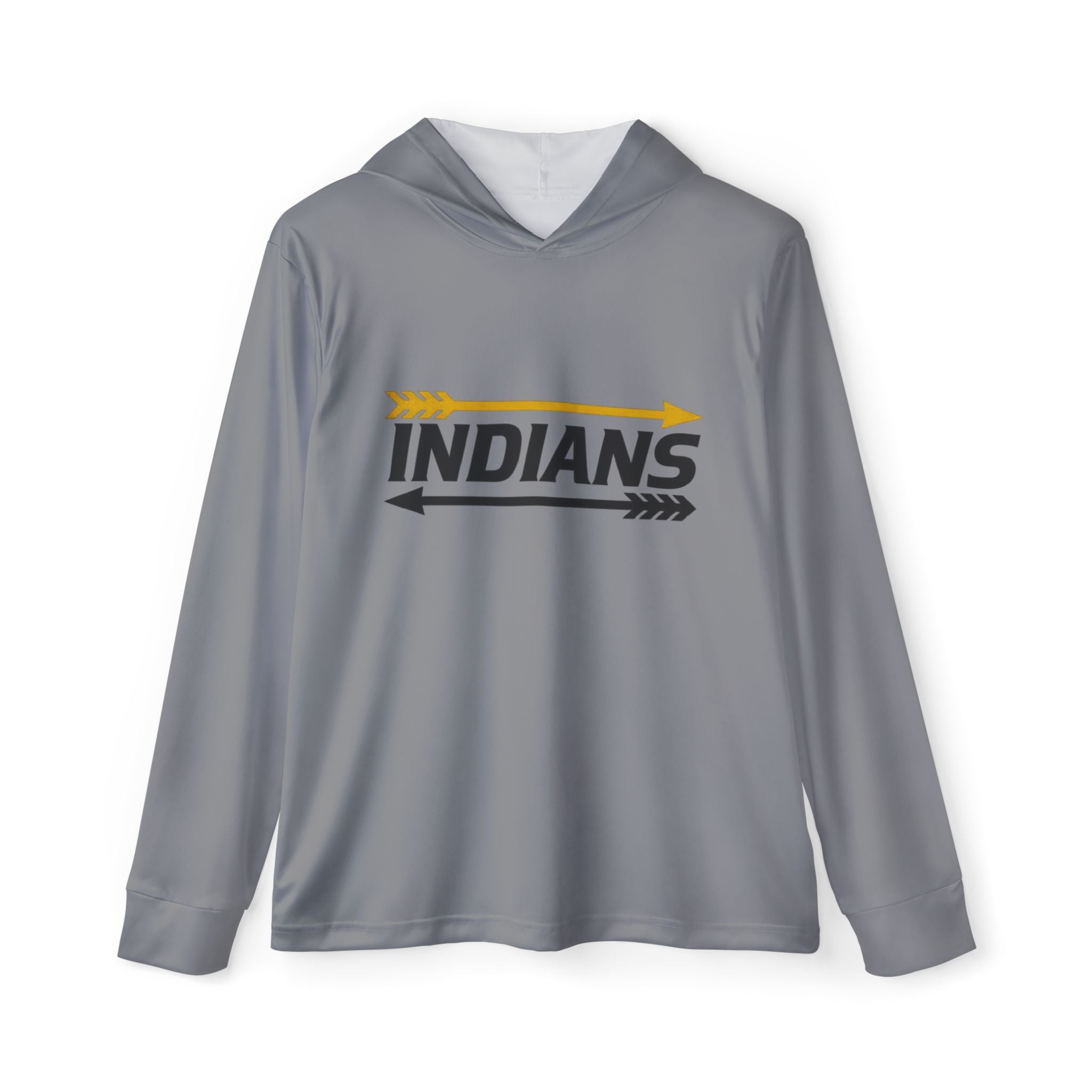 Grey Indians Arrow Performance Warmup Hoodie