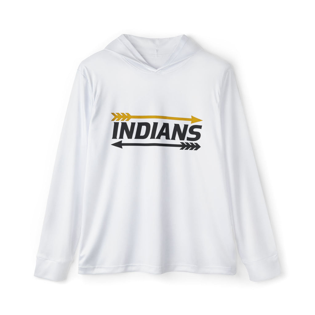 White Indians Arrow Performance Warmup Hoodie