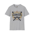 Softball Mom T-Shirt — Cute Crossed Bats Graphic Shirt for Baseball/Softball Moms