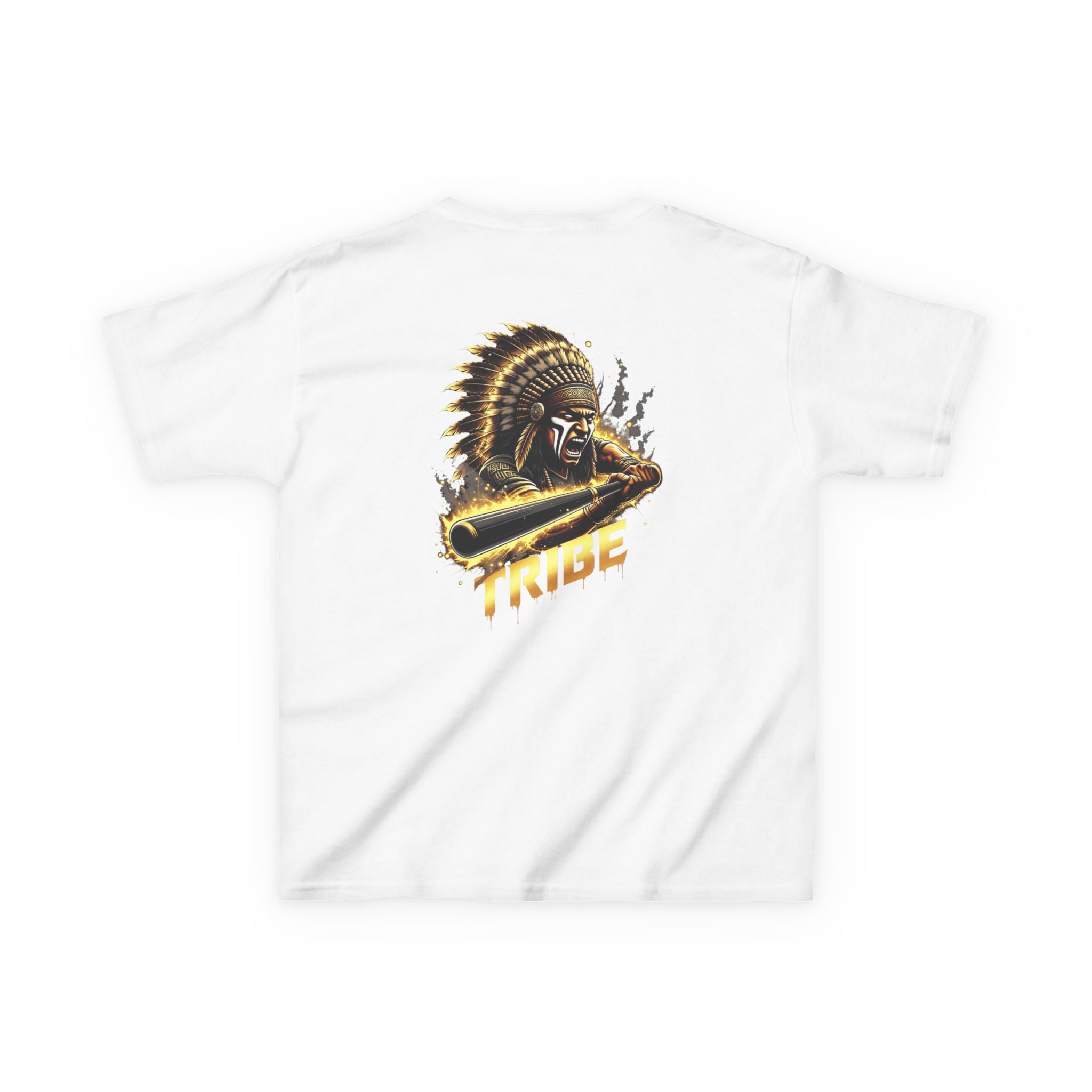 Kids Tee — 'TRIBE' Warrior Helmet Graphic Shirt