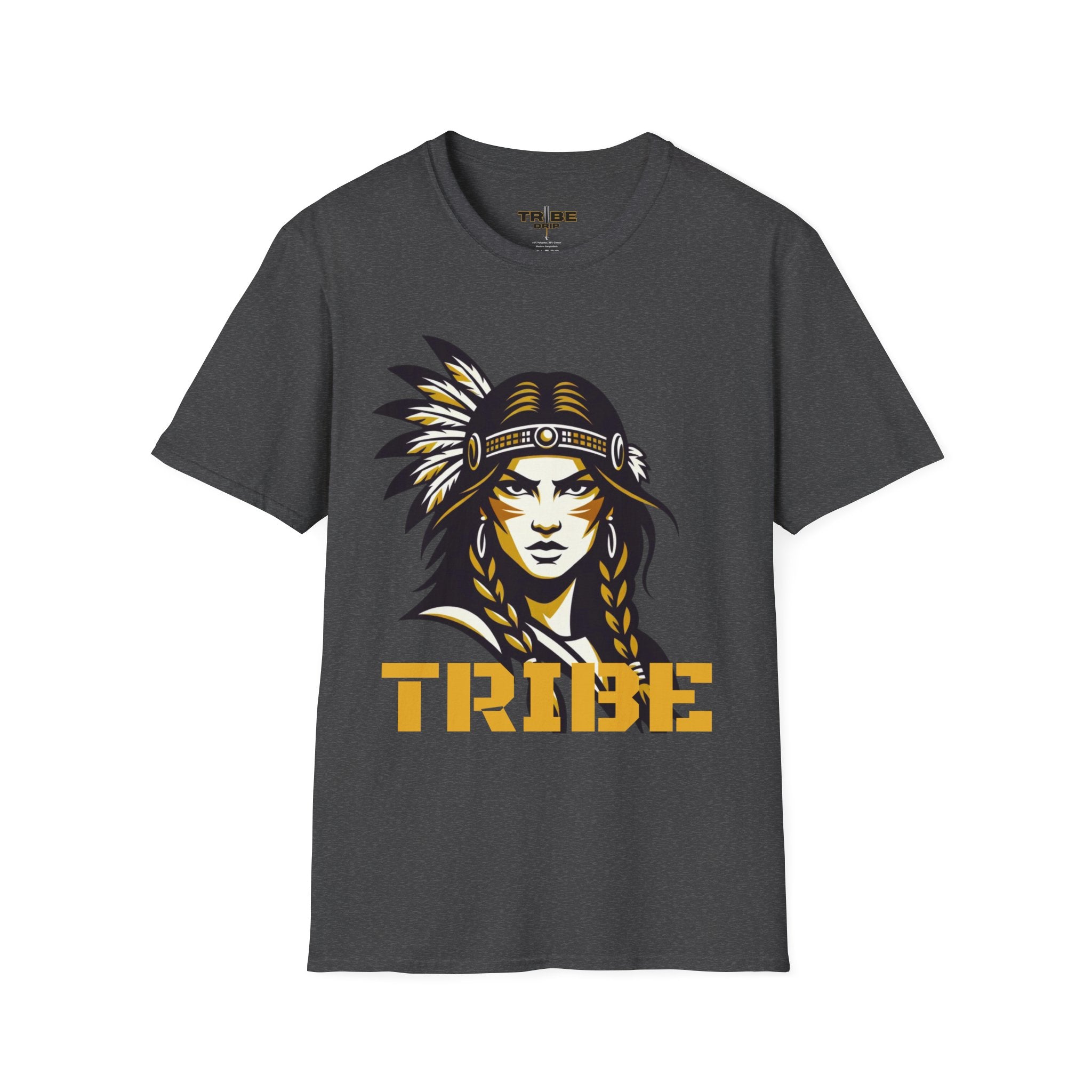 Tribe Warrior T-Shirt — Native Headdress Graphic Tee