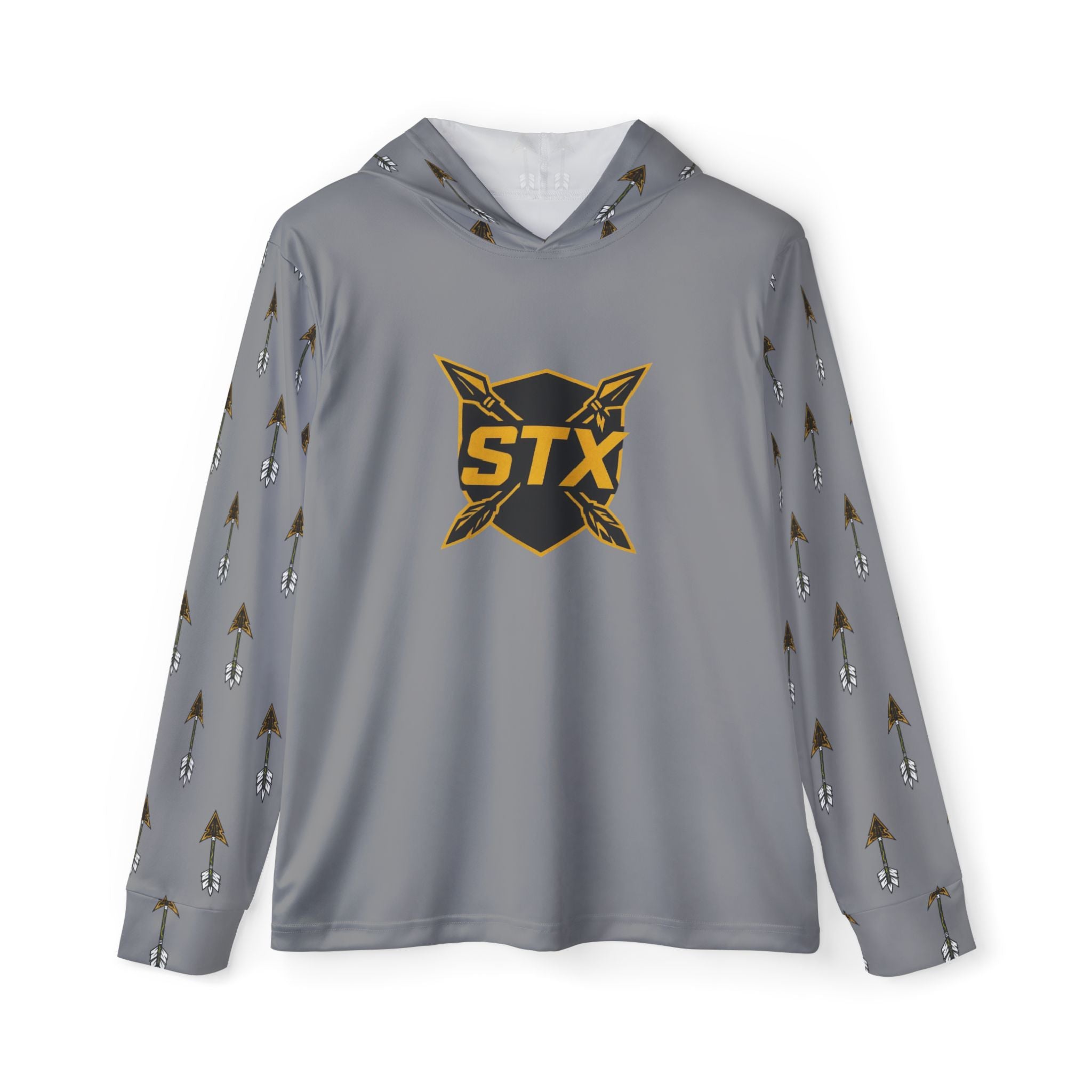 Grey 'STX' Front & 'Maidens' Arrow Back Athletic Pullover