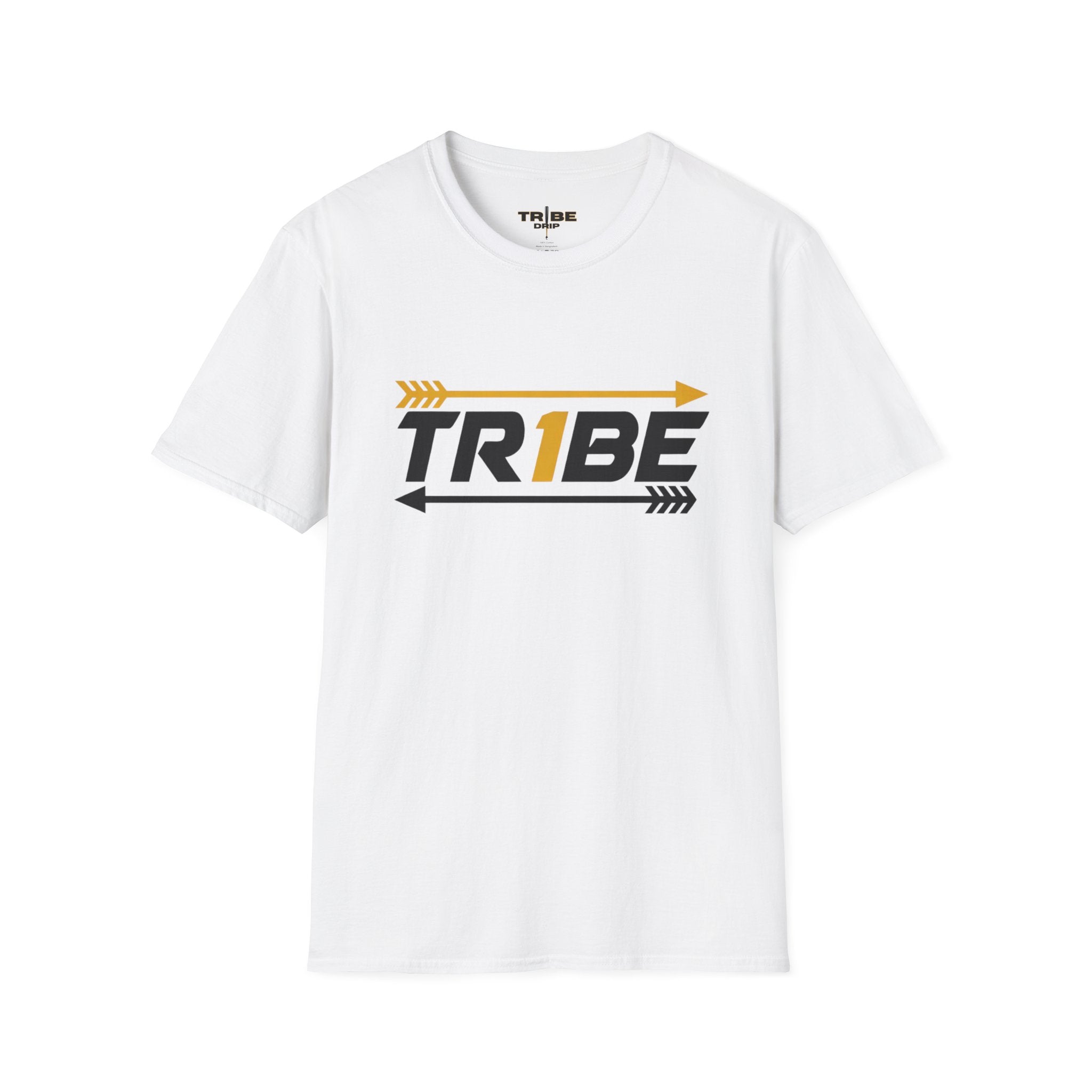 Tribe Arrow T-Shirt — Bold 'TR1BE' Graphic Tee for Team, Sports & Community