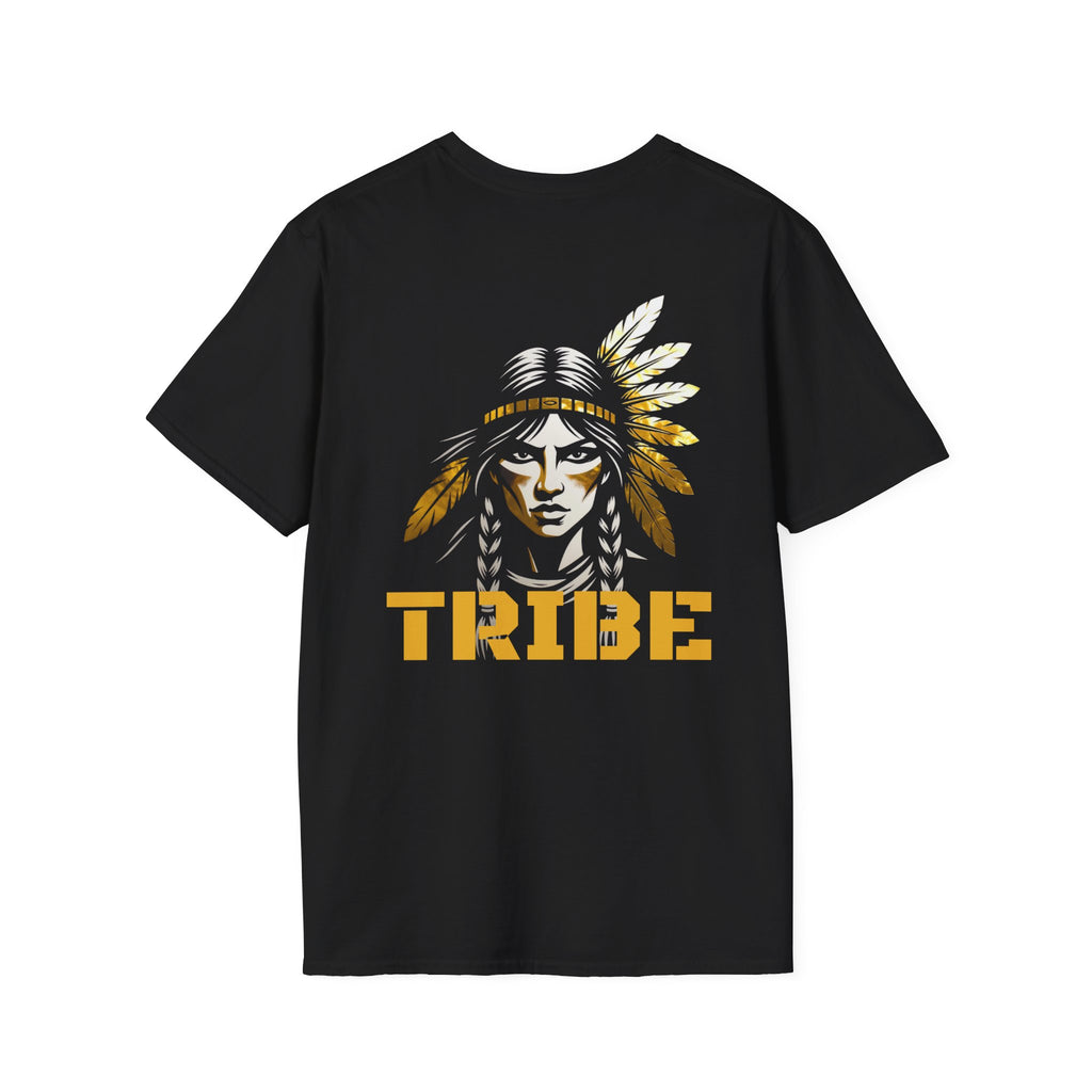 STX Native Warrior T-Shirt — Graphic Tee with Feather Headdress