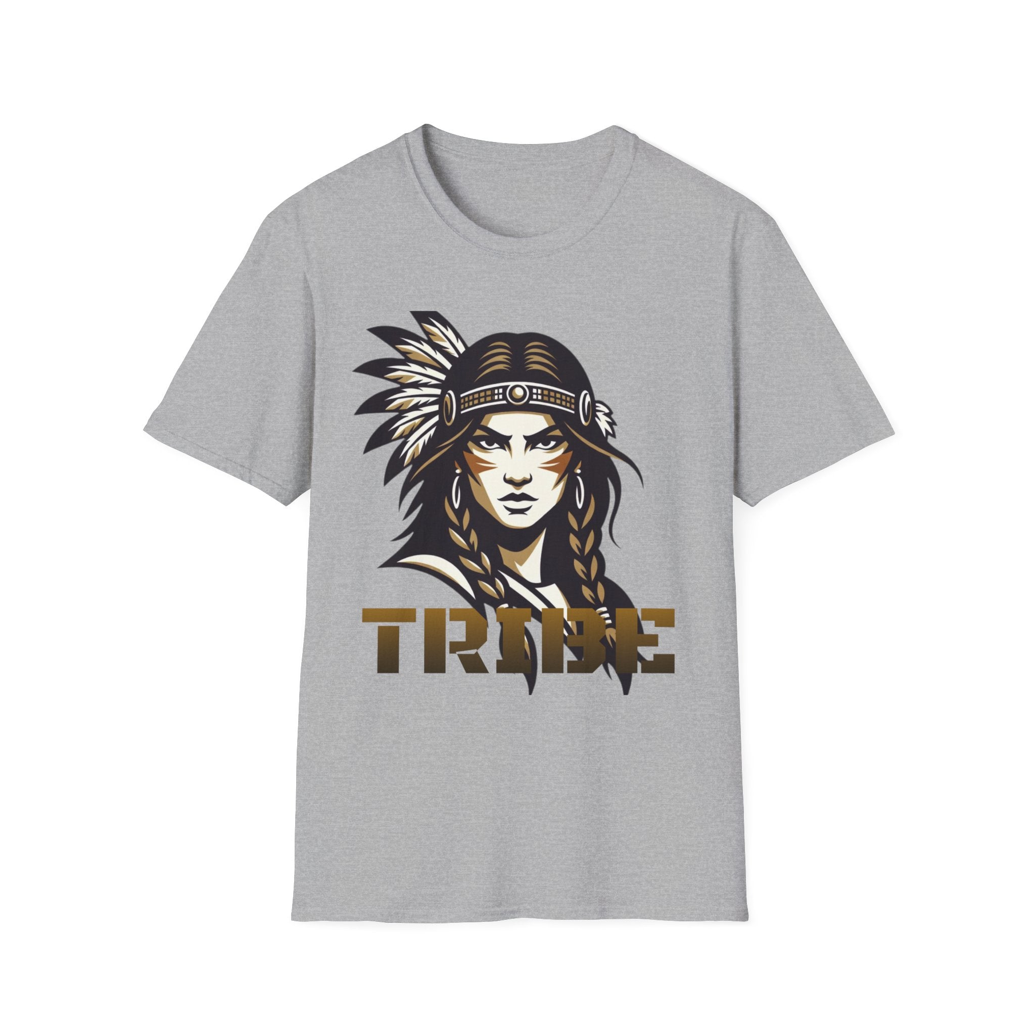 Tribe Warrior T-Shirt — Native Headdress Graphic Tee
