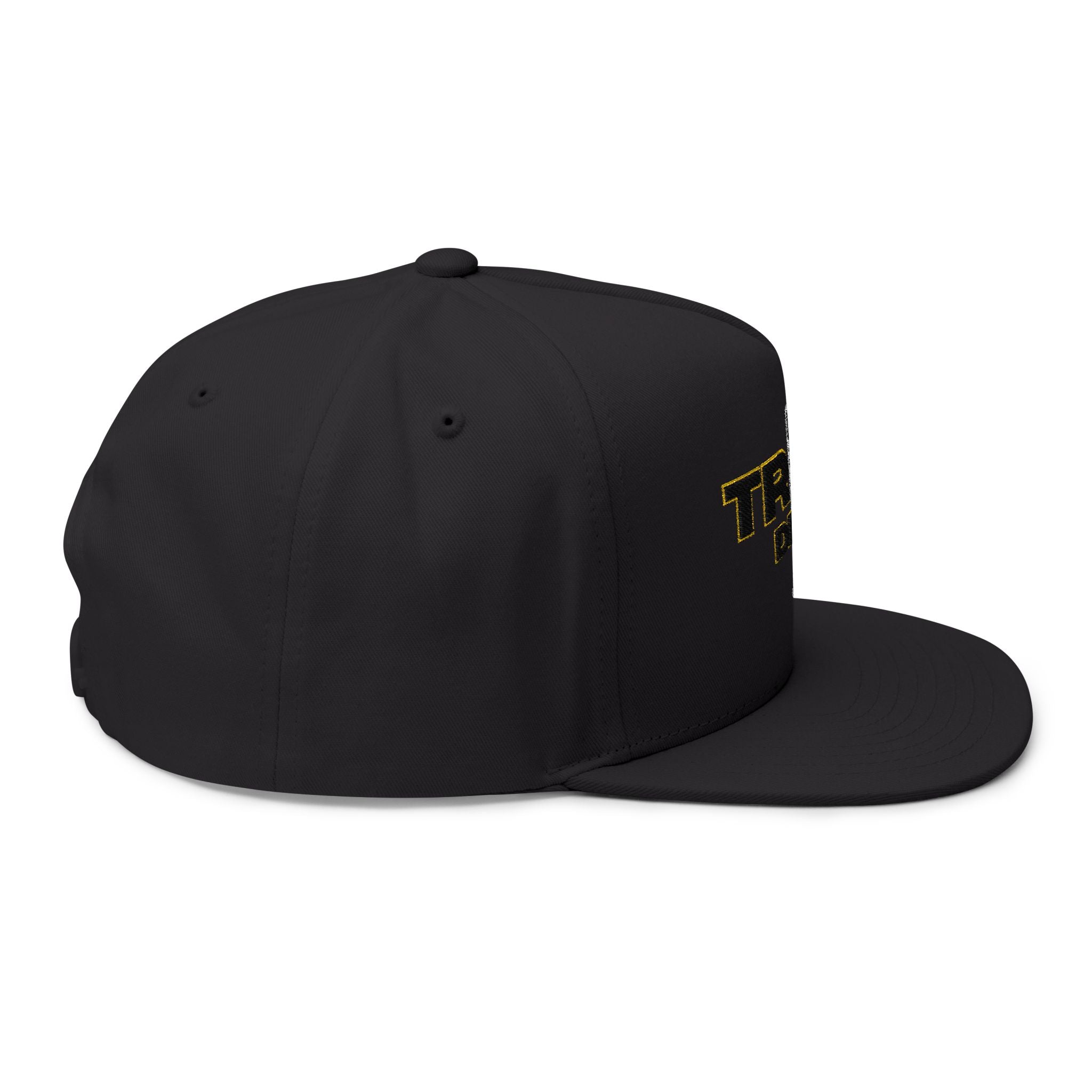 Flat Bill Cap — "TRIBE DRIP" Embroidered Snapback Hat