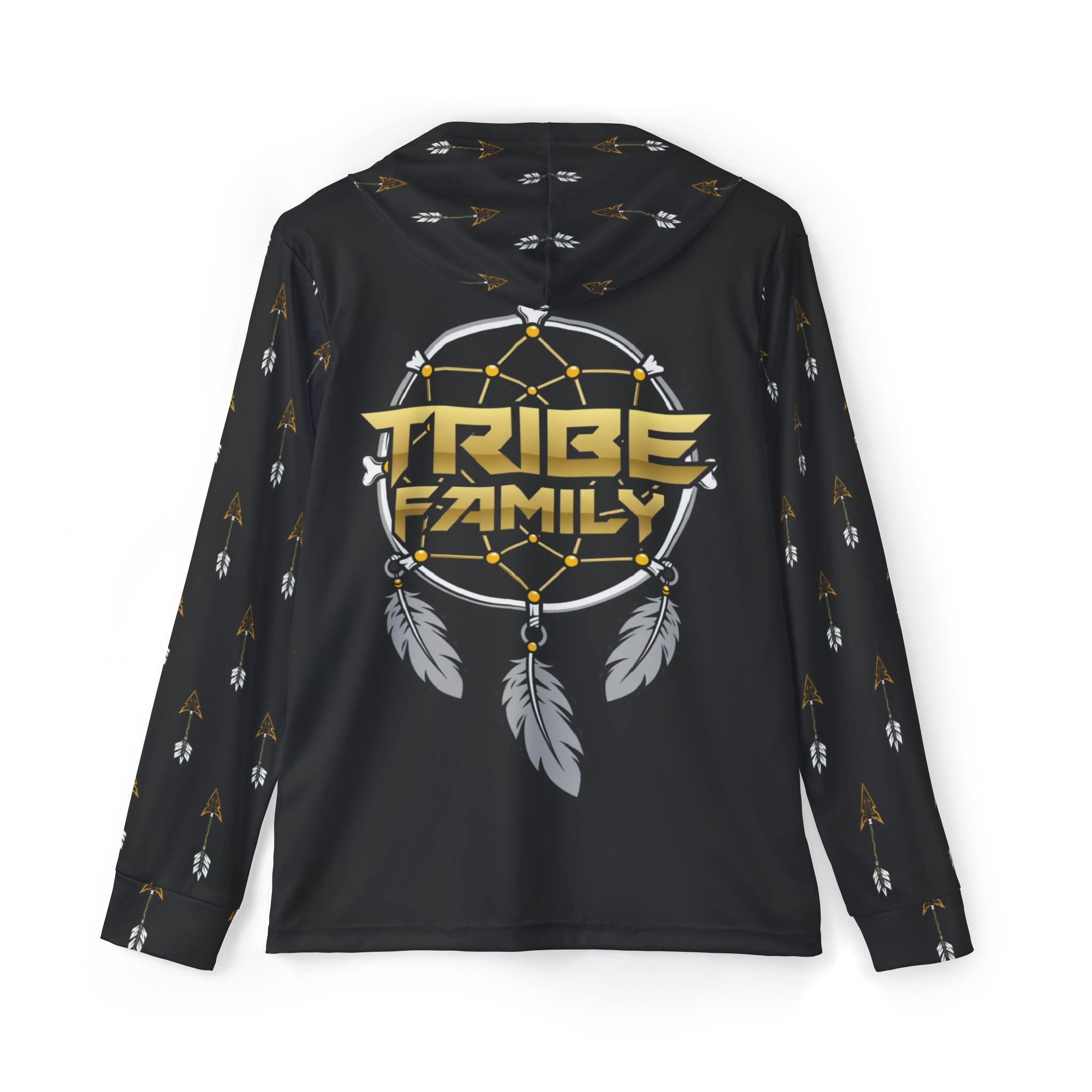 Black Tribe Family Dreamcatcher Hoodie – Men's Athletic Warmup Pullover