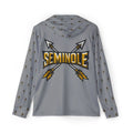 Grey Seminole Arrow Logo Hoodie — Men's Sports Warmup Pullover