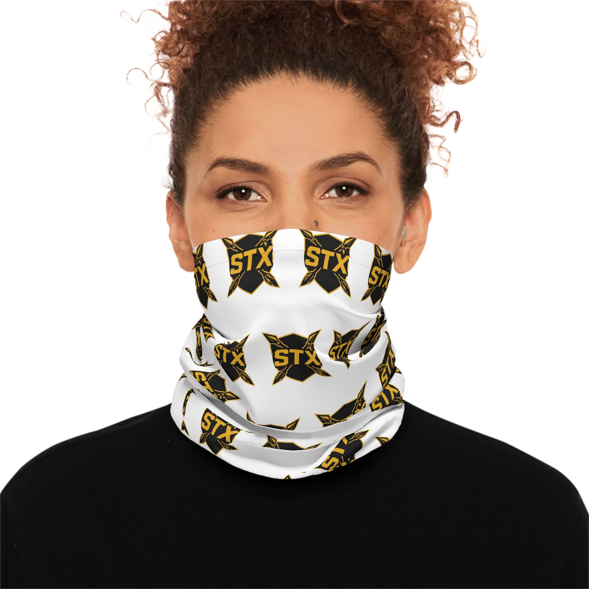 STX Pattern Neck Gaiter — Lightweight Sports Face Covering
