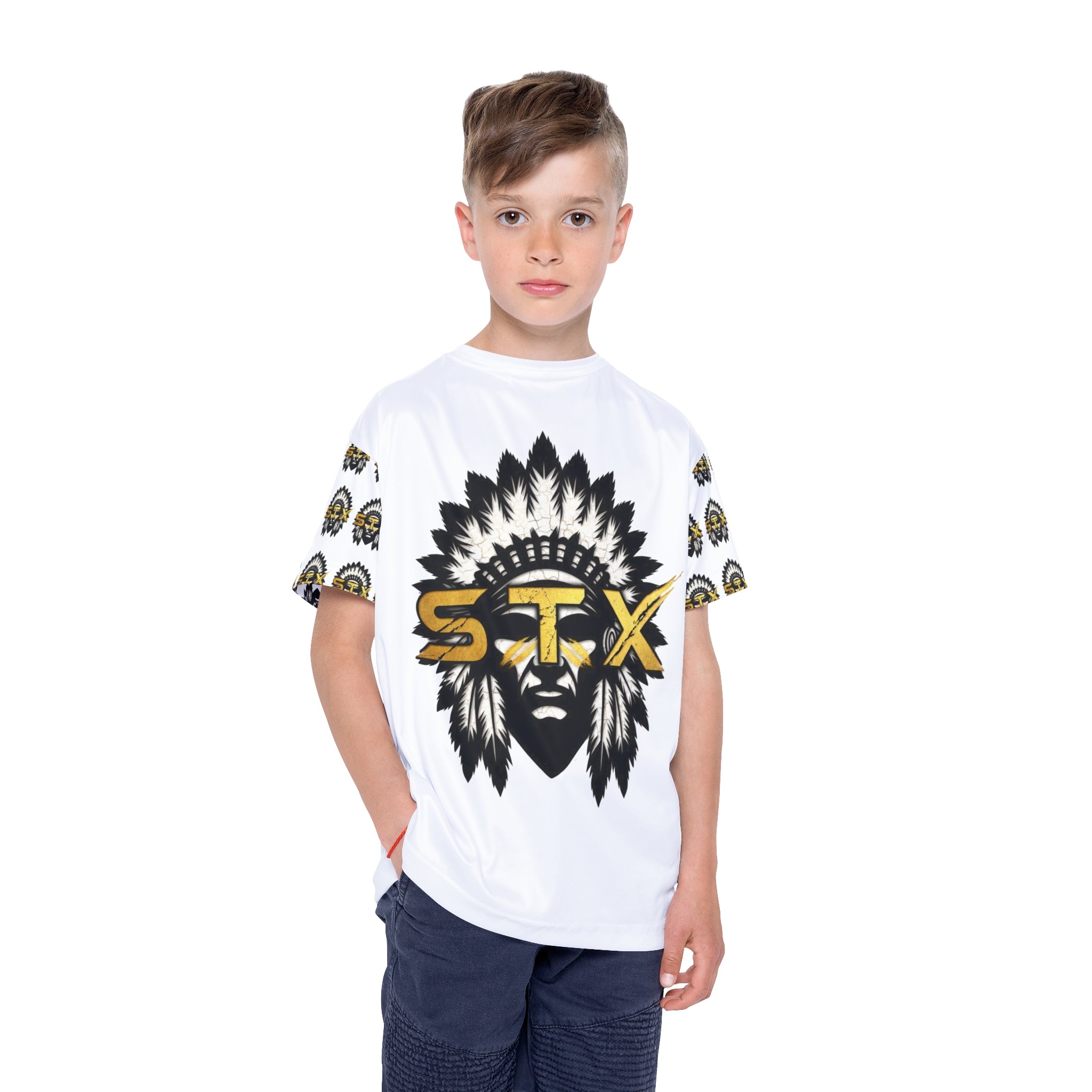 Kids Sports Jersey — STX Headdress Graphic Performance Tee