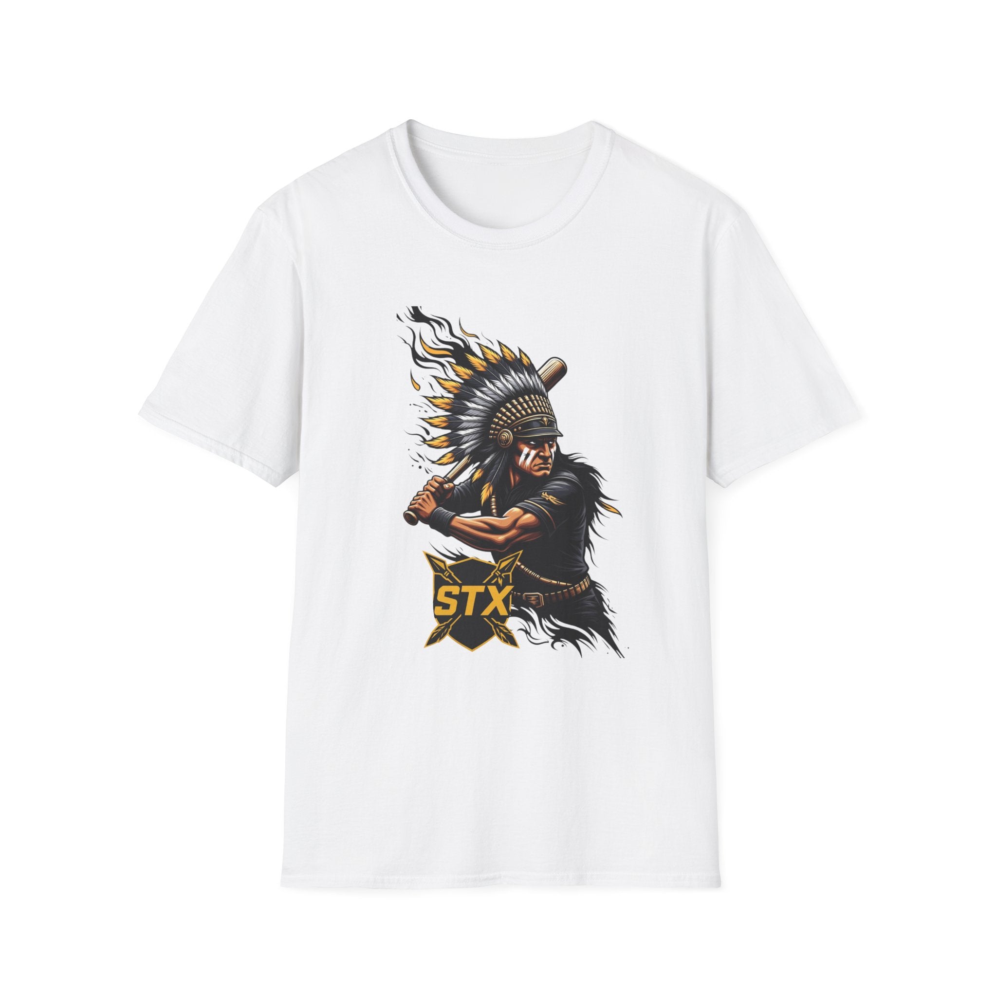 T-Shirt - Warrior Chief Graphic Tee with STX Emblem