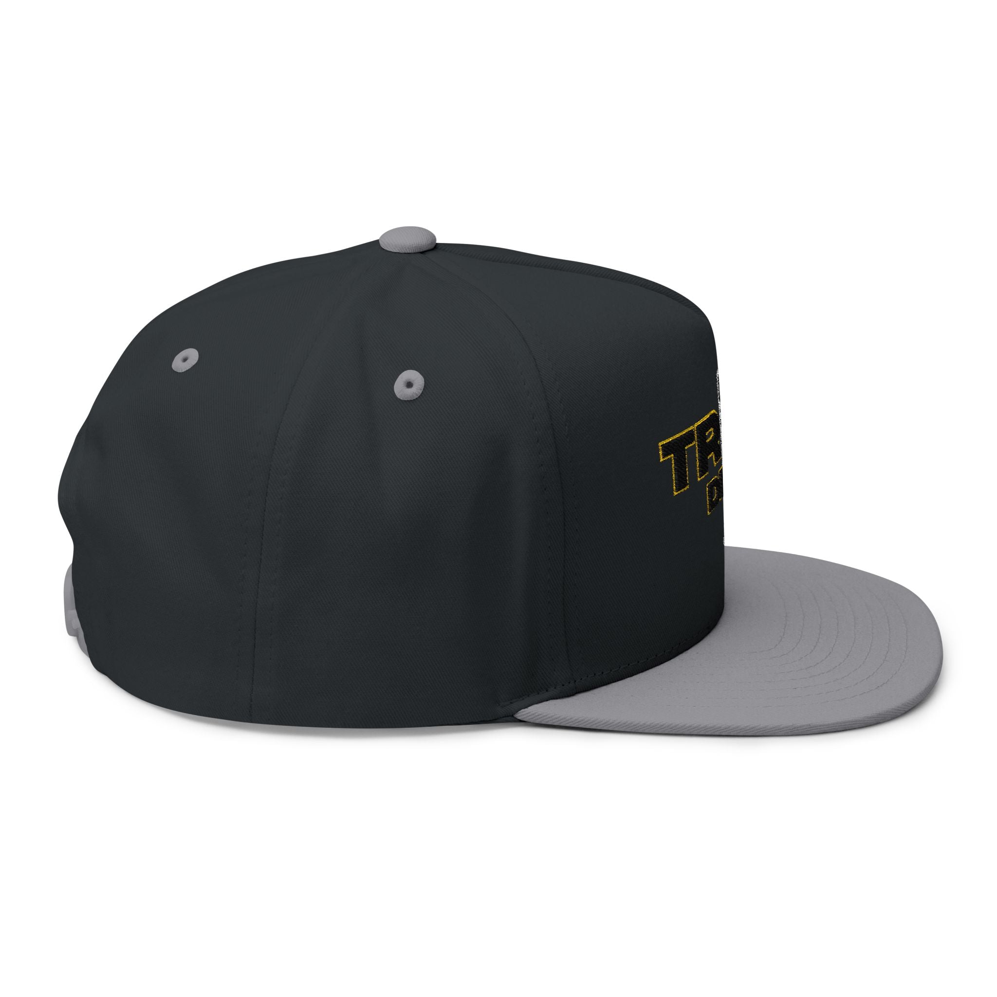 Flat Bill Cap — "TRIBE DRIP" Embroidered Snapback Hat