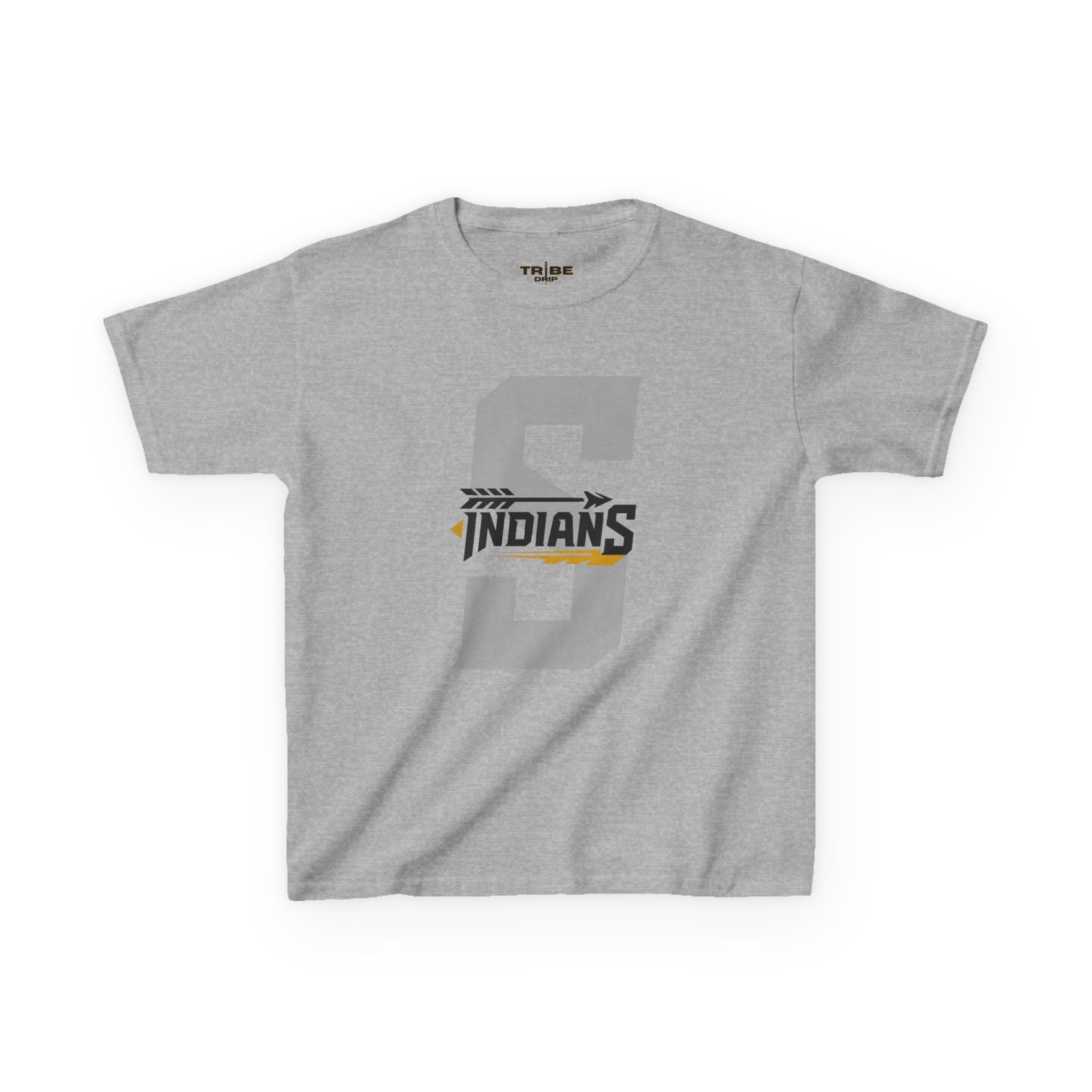 Kids 'S Indians' Athletic T‑Shirt — Youth School Spirit Tee