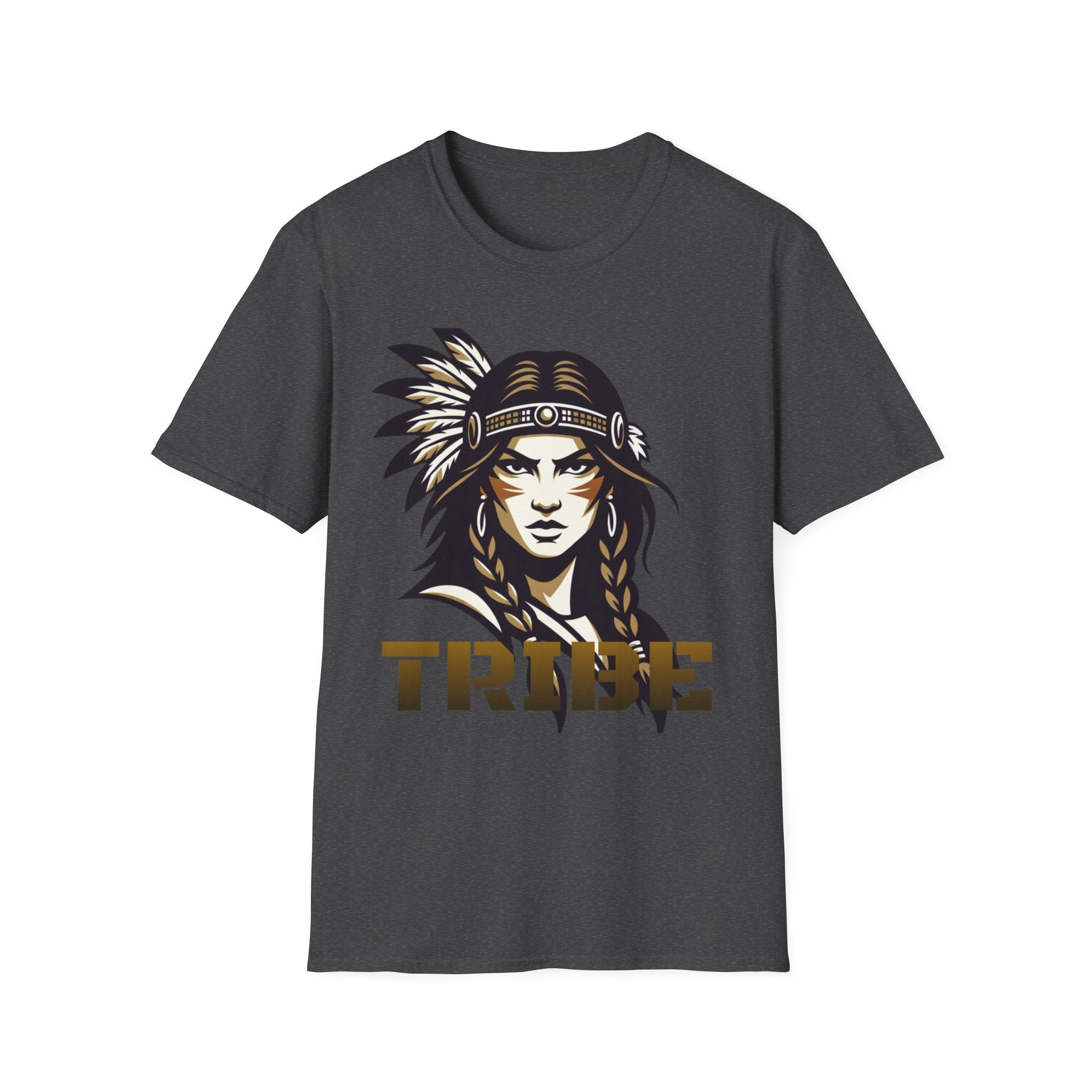 Tribe Warrior T-Shirt — Native Headdress Graphic Tee