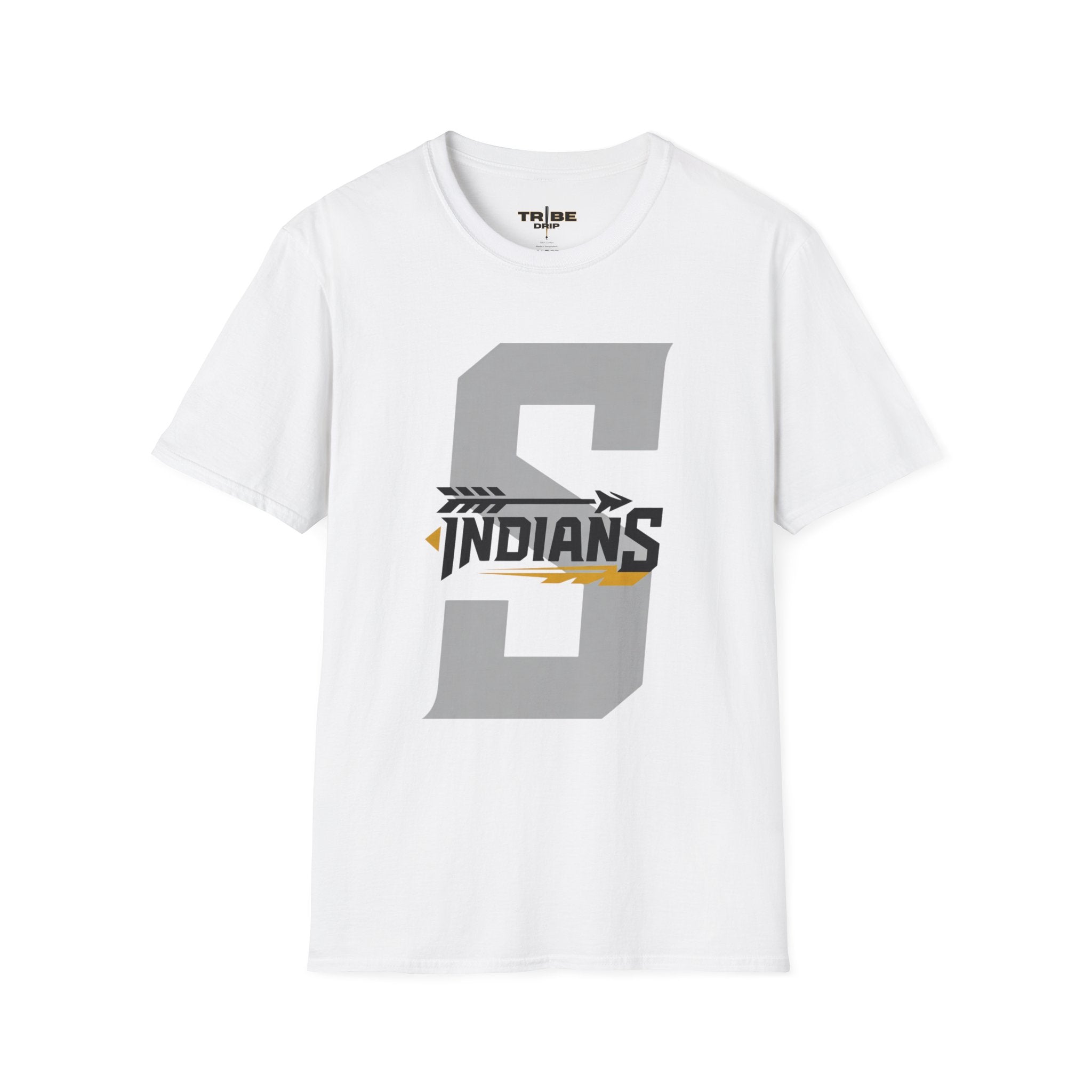 Indians 'S' Arrow Graphic T-Shirt — Team Spirit Tee