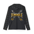 Black Seminole Arrow Logo Hoodie — Men's Sports Warmup Pullover