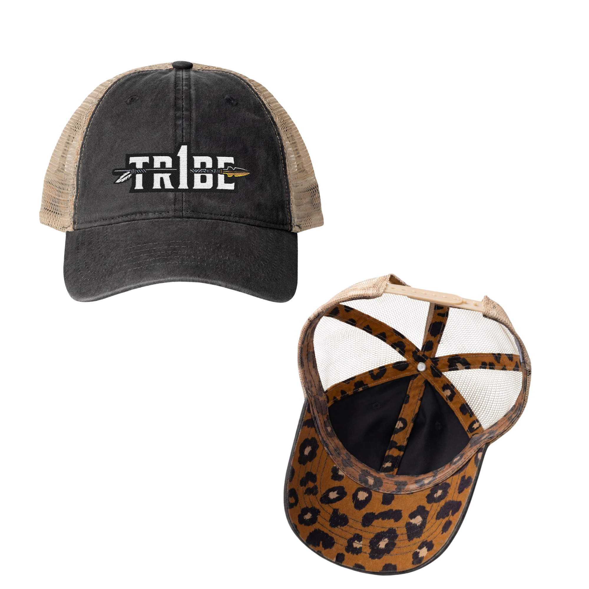 Tr1be Women's Washed Mesh-Back Cap