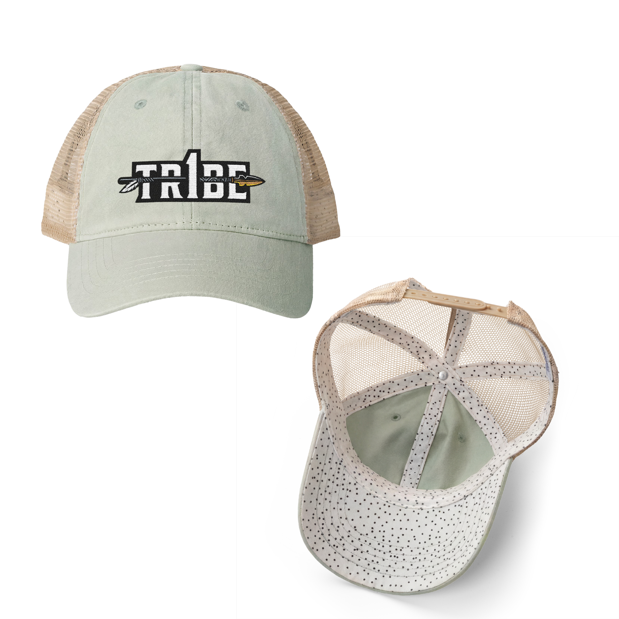Tr1be Women's Washed Mesh-Back Cap