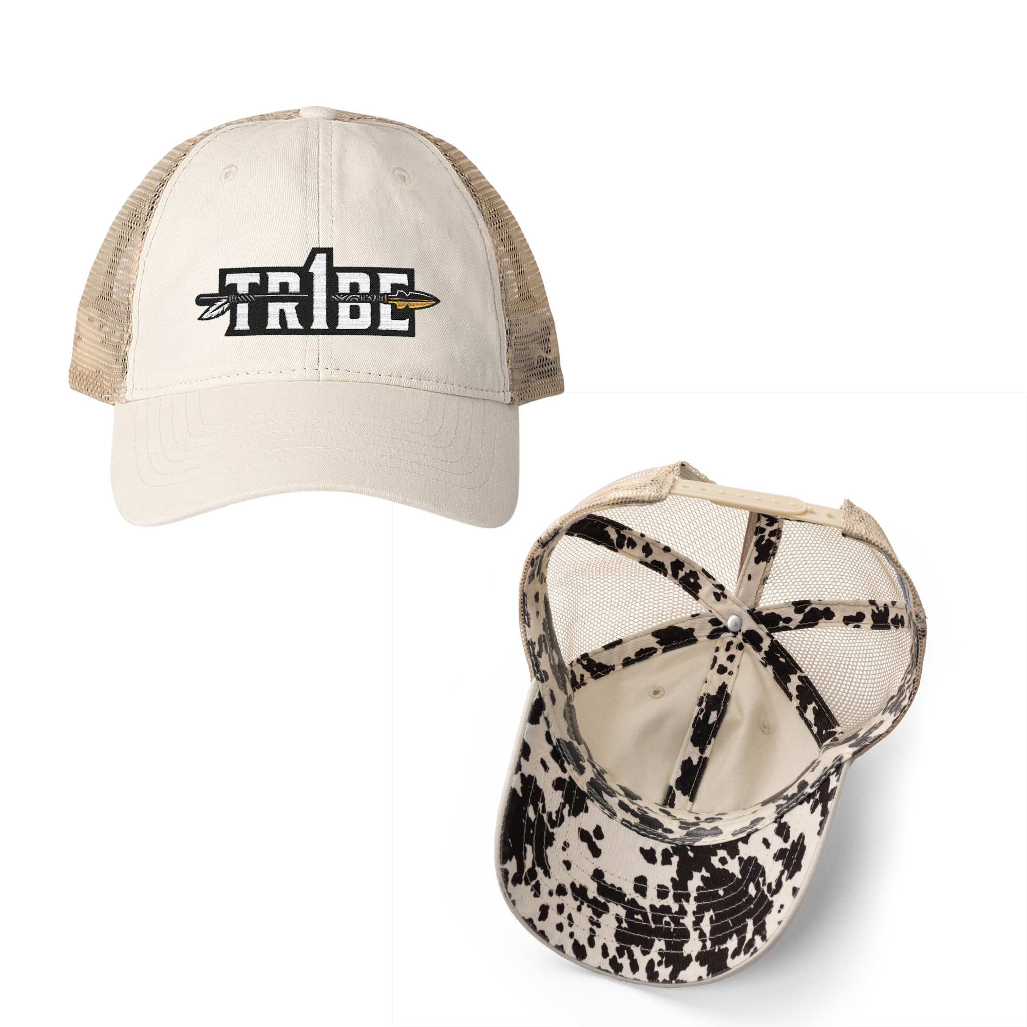 Tr1be Women's Washed Mesh-Back Cap