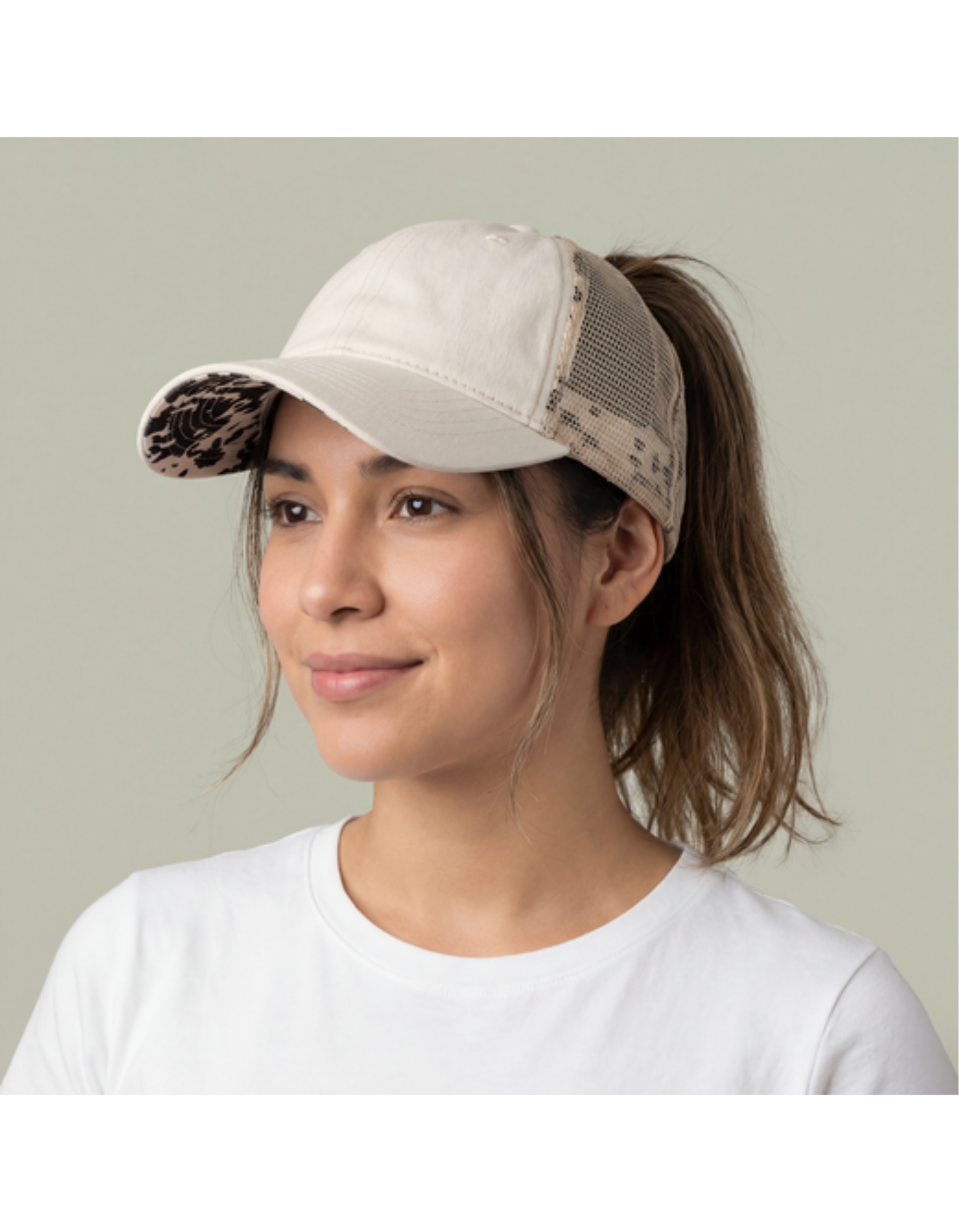 Tr1be Women's Washed Mesh-Back Cap