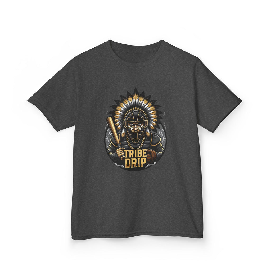 Kids Tee - 'Tribe Drip' Tribal Helmet Graphic