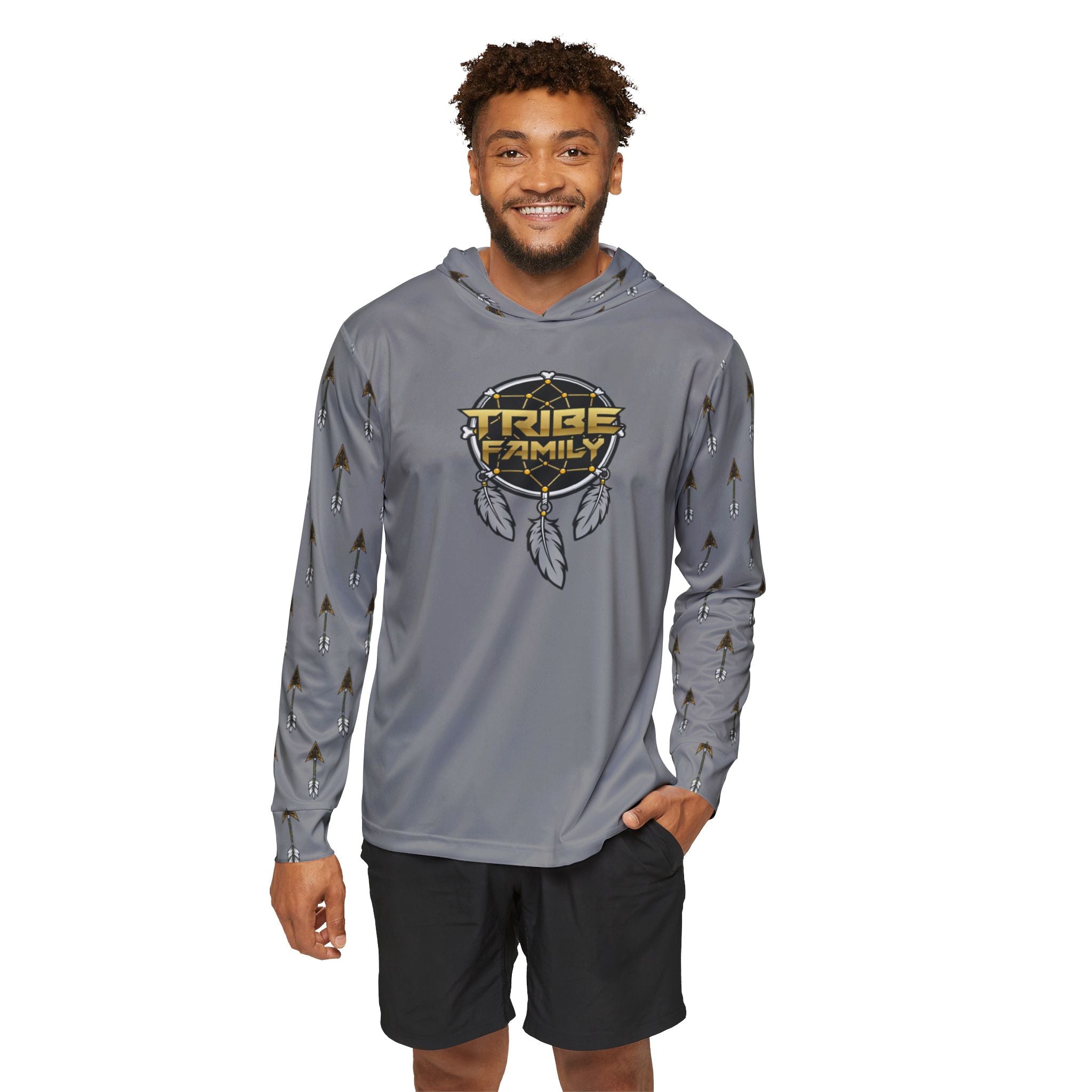 Grey Tribe Family Dreamcatcher Hoodie – Men's Athletic Warmup Pullover