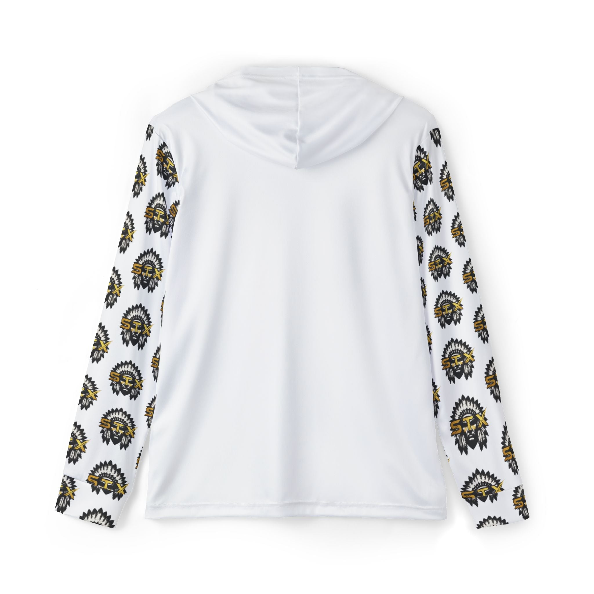 Sports Warmup Hoodie — STX Tribal Headdress Athletic Pullover