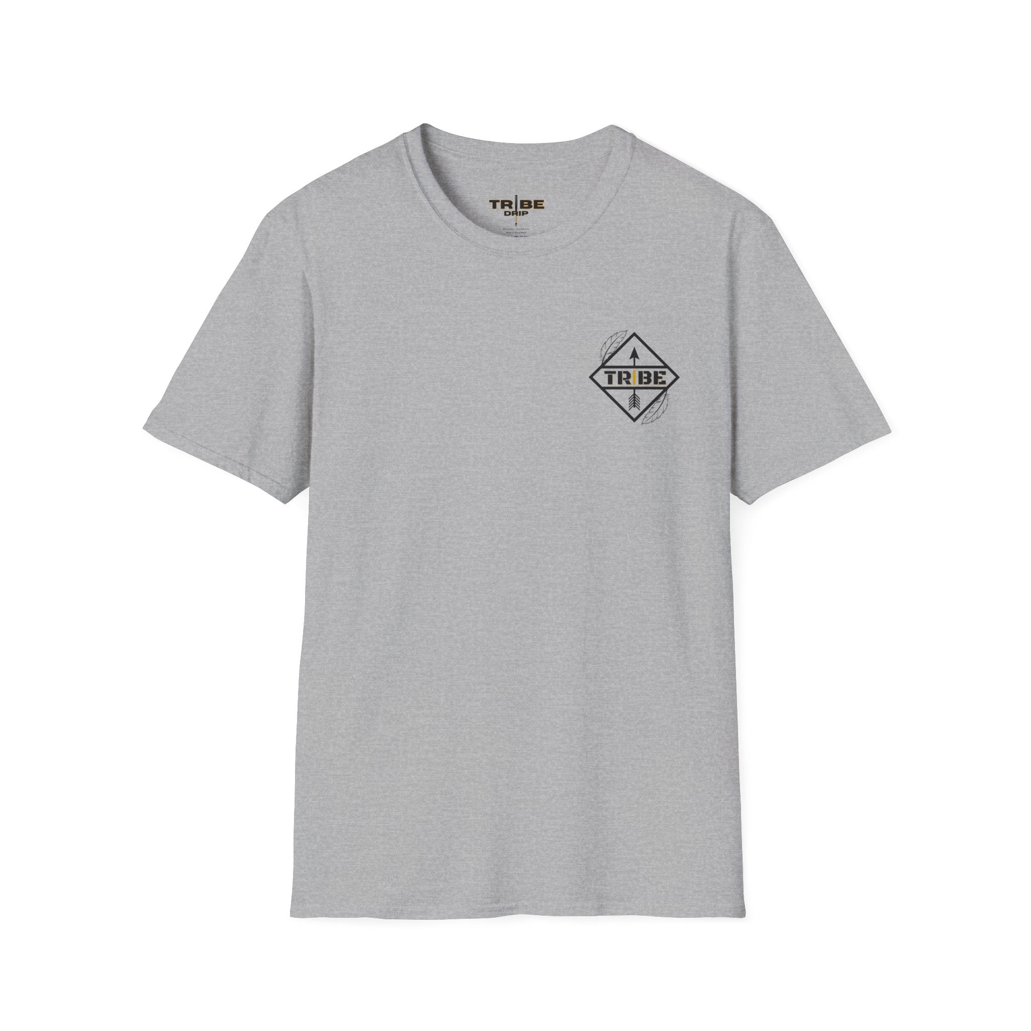 Tribe Warrior Graphic T-Shirt — Native Headdress Baseball Design